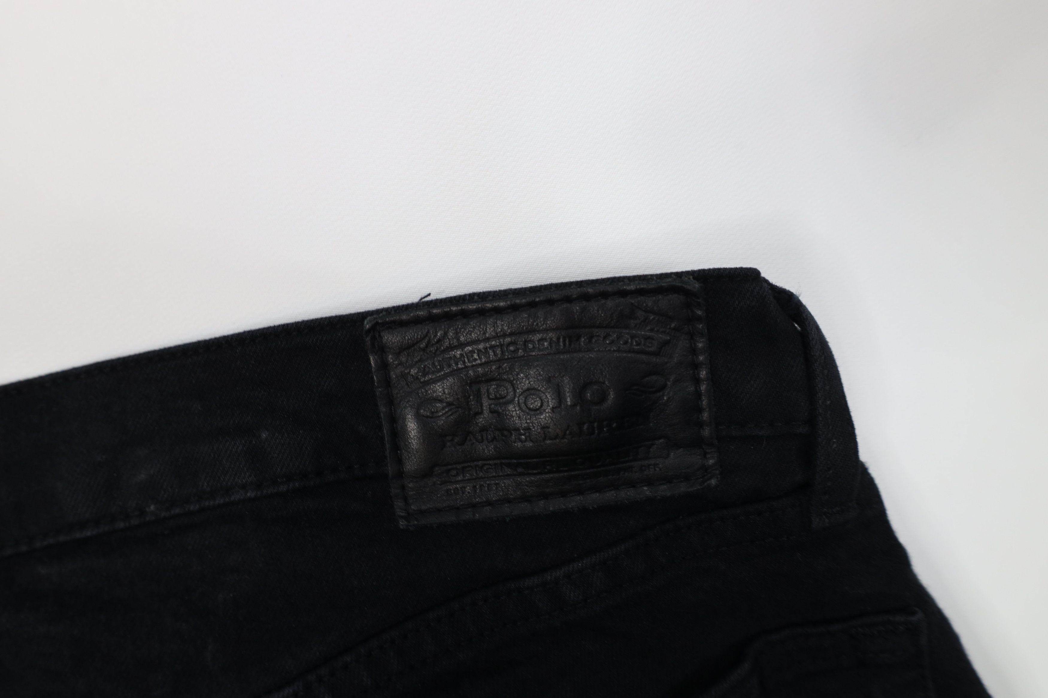 Ralph Lauren Vintage Ralph Lauren Stretch Wide Leg Denim Jeans Black Size US 36 / EU 52 - 13 Thumbnail