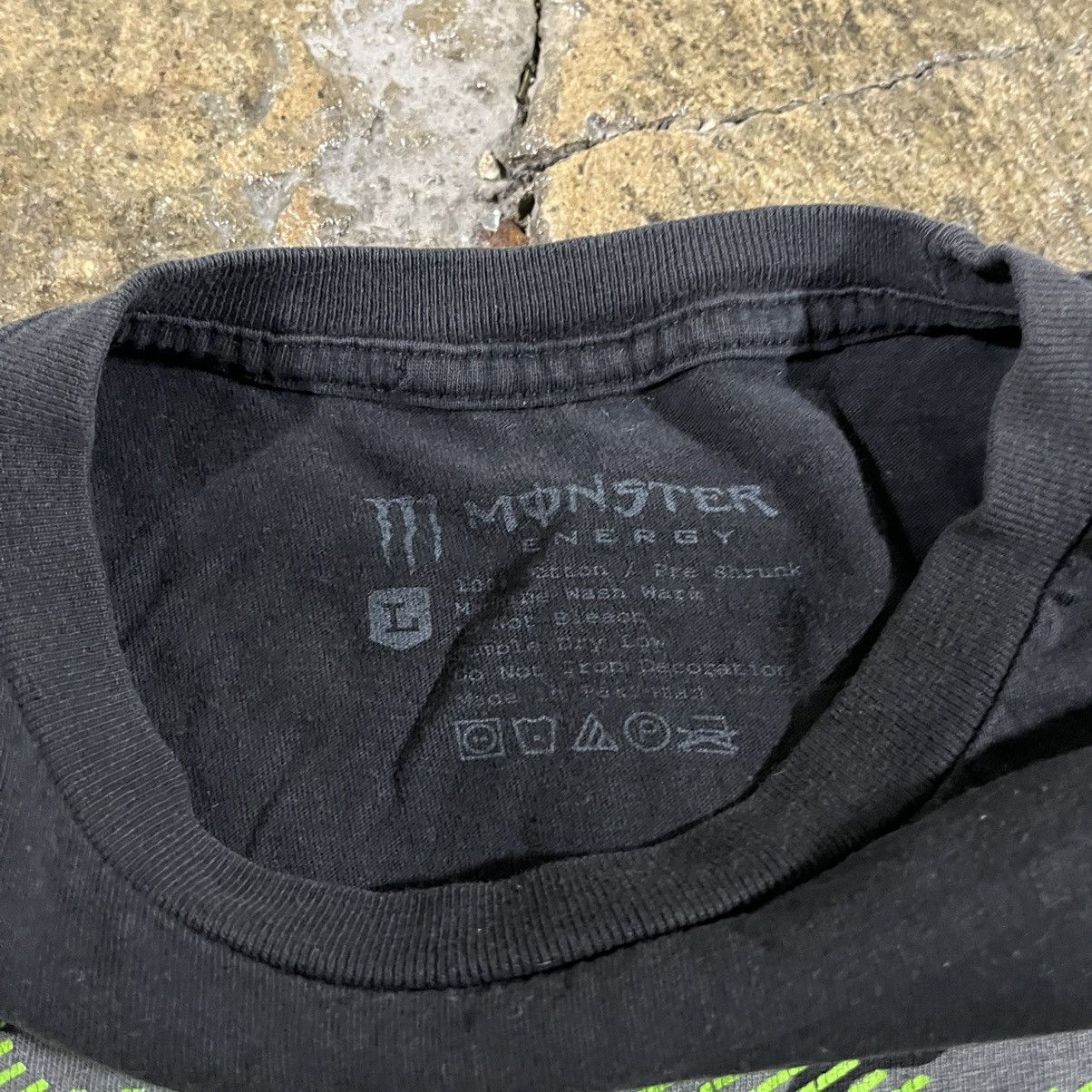 Affliction × Fox Racing × Vintage Crazy Y2K Monster Energy Grunge Goth Skater Logo Tee Shirt Size US M / EU 48-50 / 2 - 4 Thumbnail