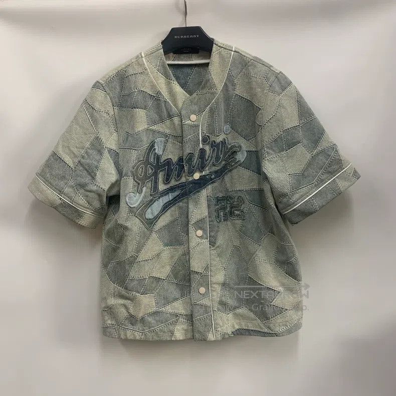 Amiri AMIRI Size M Denim stitching shirt Size US M / EU 48-50 / 2 - 2 Thumbnail