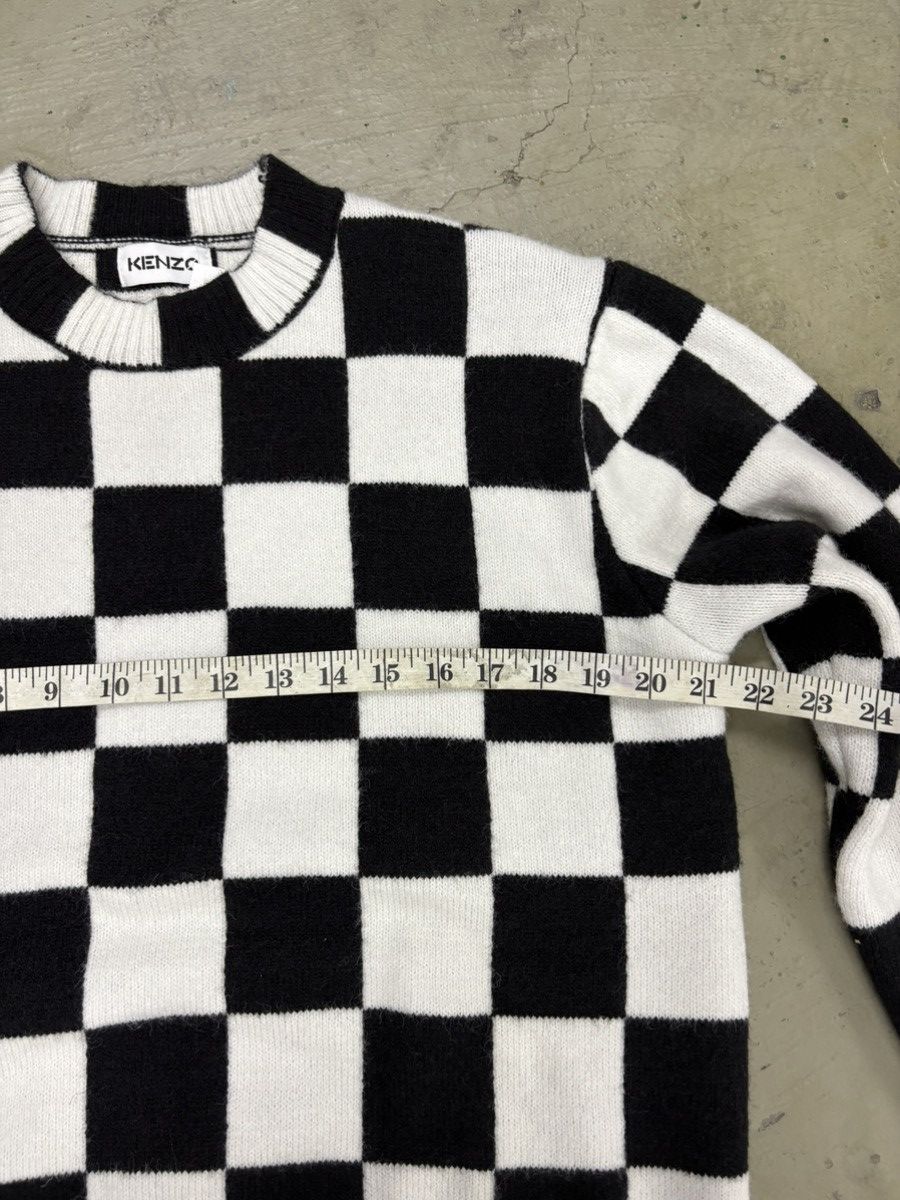 Kenzo Kenzo Paris sweater checkered knitted vintage Size US M / EU 48-50 / 2 - 9 Thumbnail