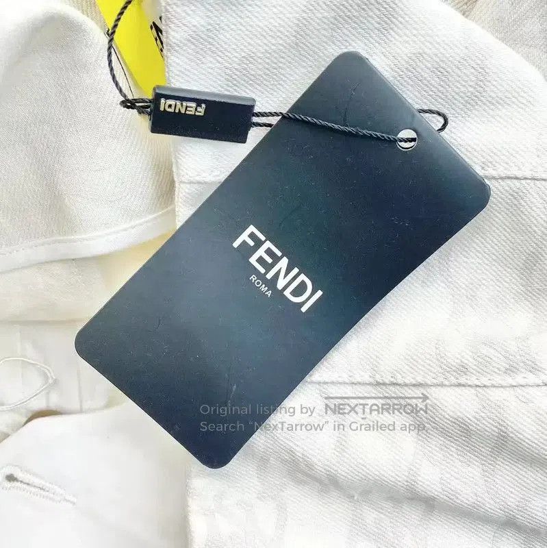 Fendi Fendi White Cotton Women's Shorts . Size 28" / US 6 / IT 42 - 7 Thumbnail