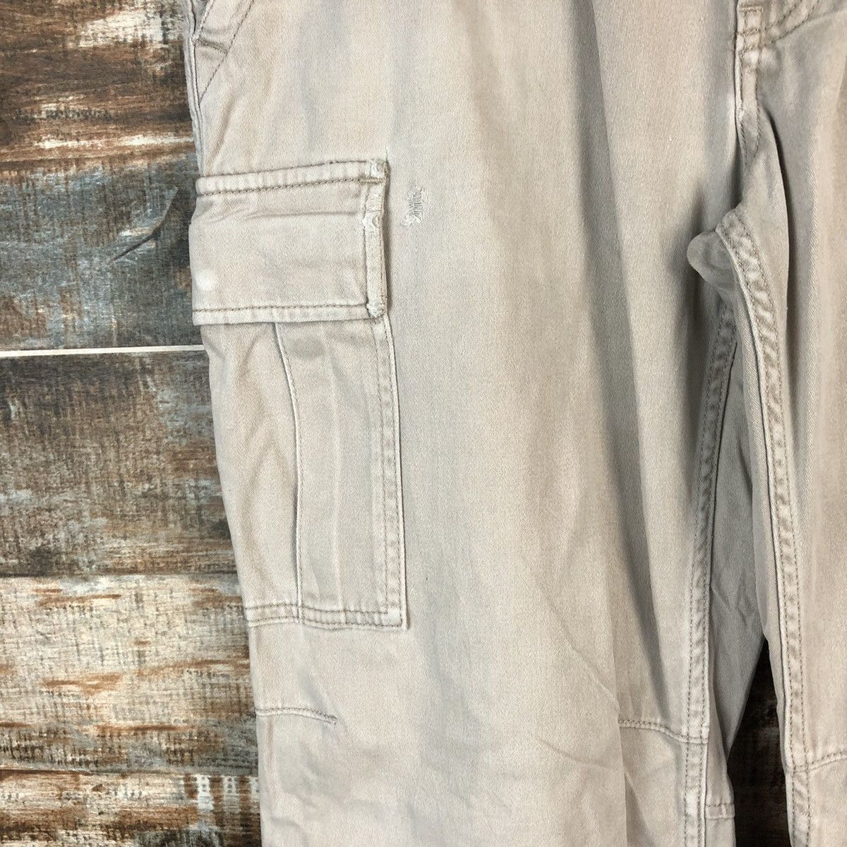 Japanese Brand DL Uniqlo Brown Cargo Multipocket Pants #C213 Size US 33 - 9 Thumbnail
