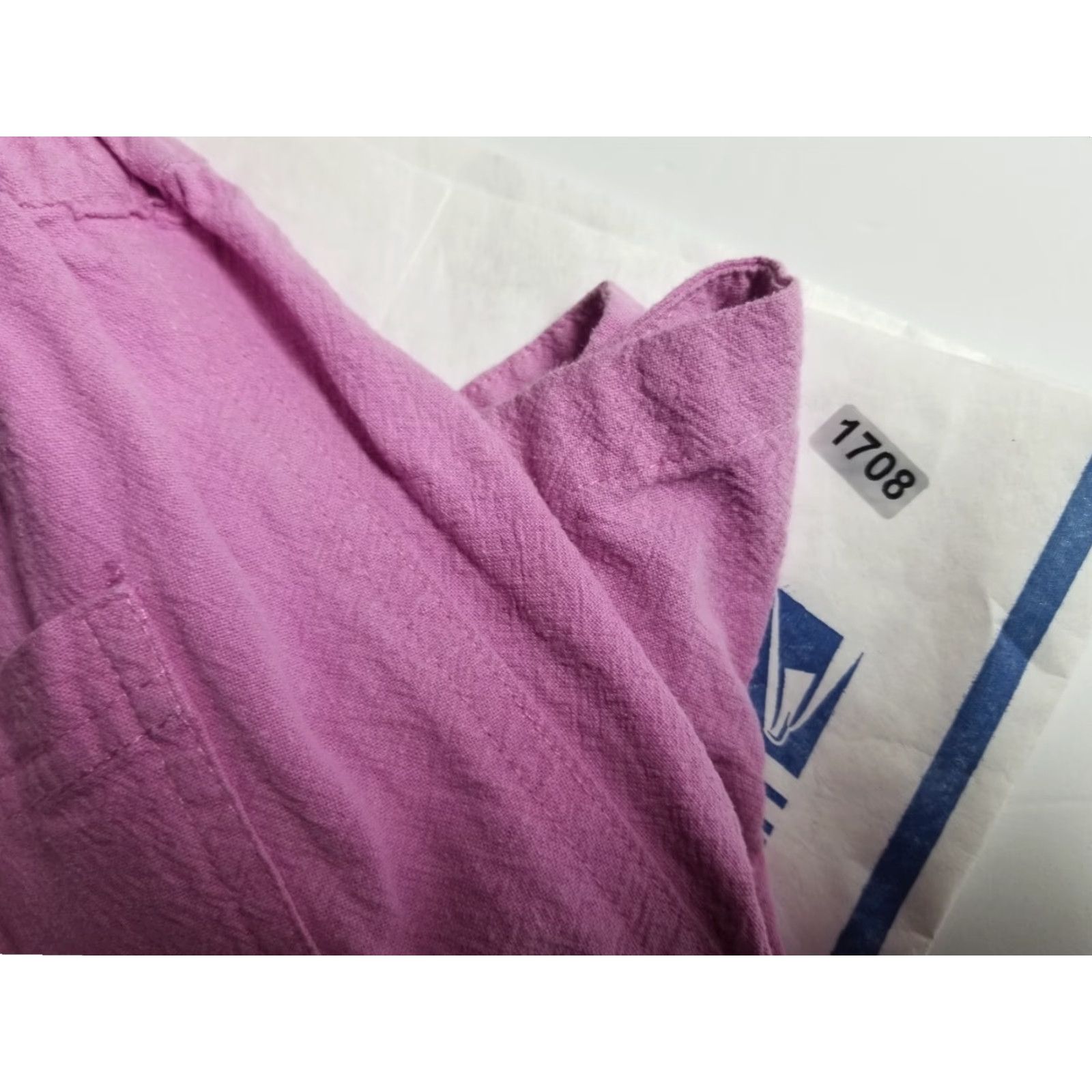 O'Neill O'NEILL Women Pink Solid Linen Blend Shorts Size Small Button up Size 28" / US 6 / IT 42 - 8 Thumbnail