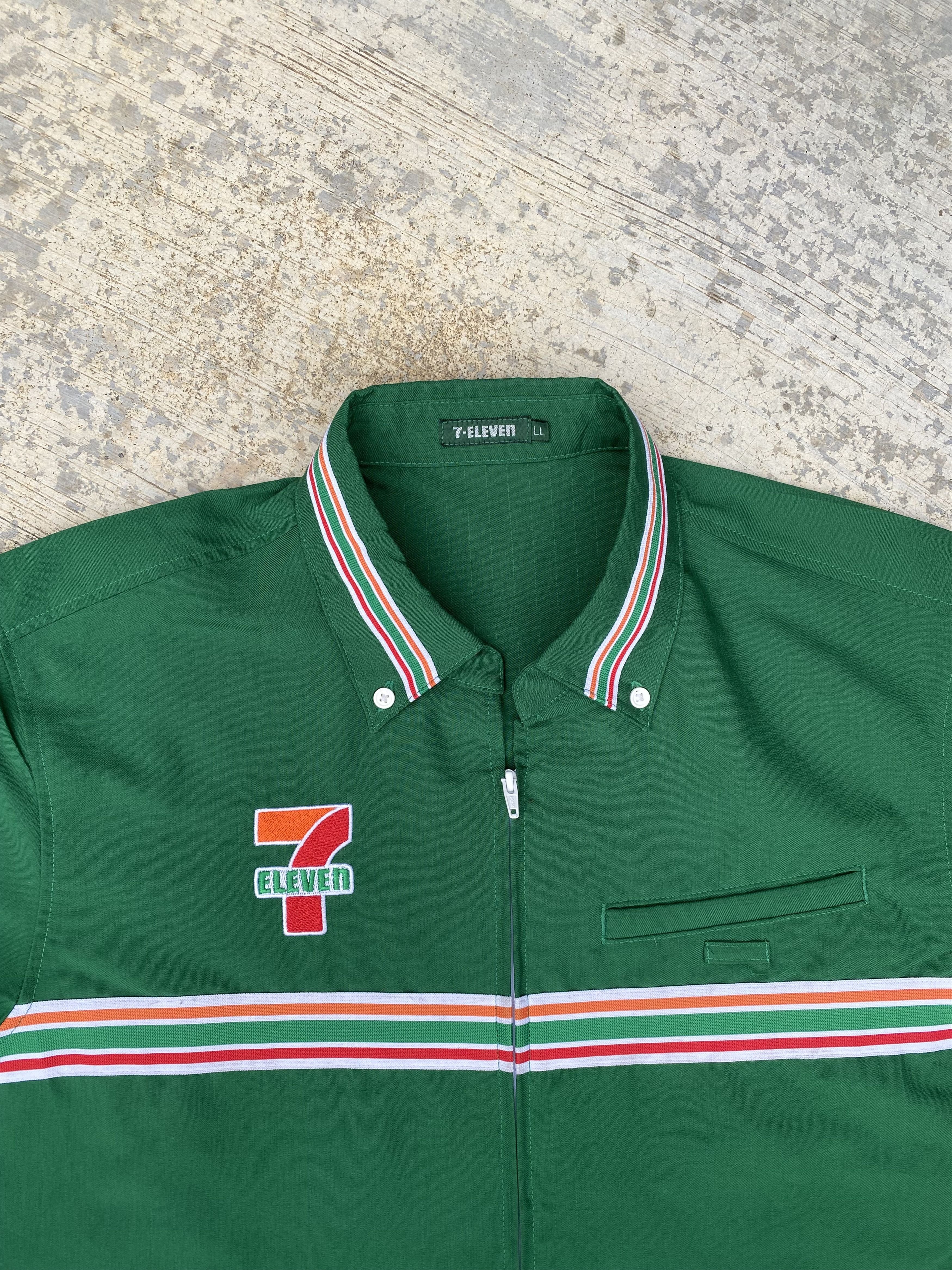 Uniform Wares Vintage 7-eleven woven spellout workshirt uniform Size US M / EU 48-50 / 2 - 4 Thumbnail