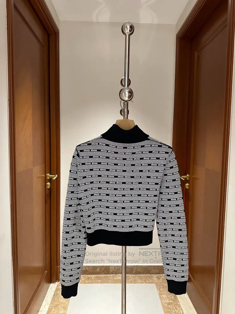 Miu Miu Miu Miu 42 Knitted coat Size L / US 10 / IT 46 - 6 Thumbnail