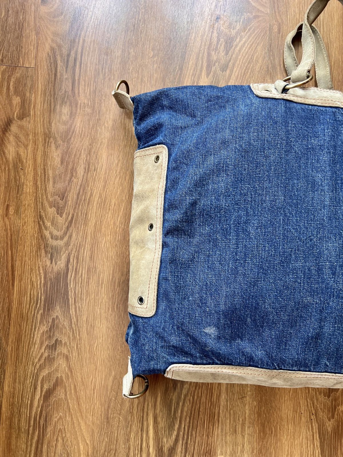 Yves Saint Laurent Rare YSL Rive Gauche Denim Tote / Shoulder / Duffle Bag Size ONE SIZE - 12 Thumbnail