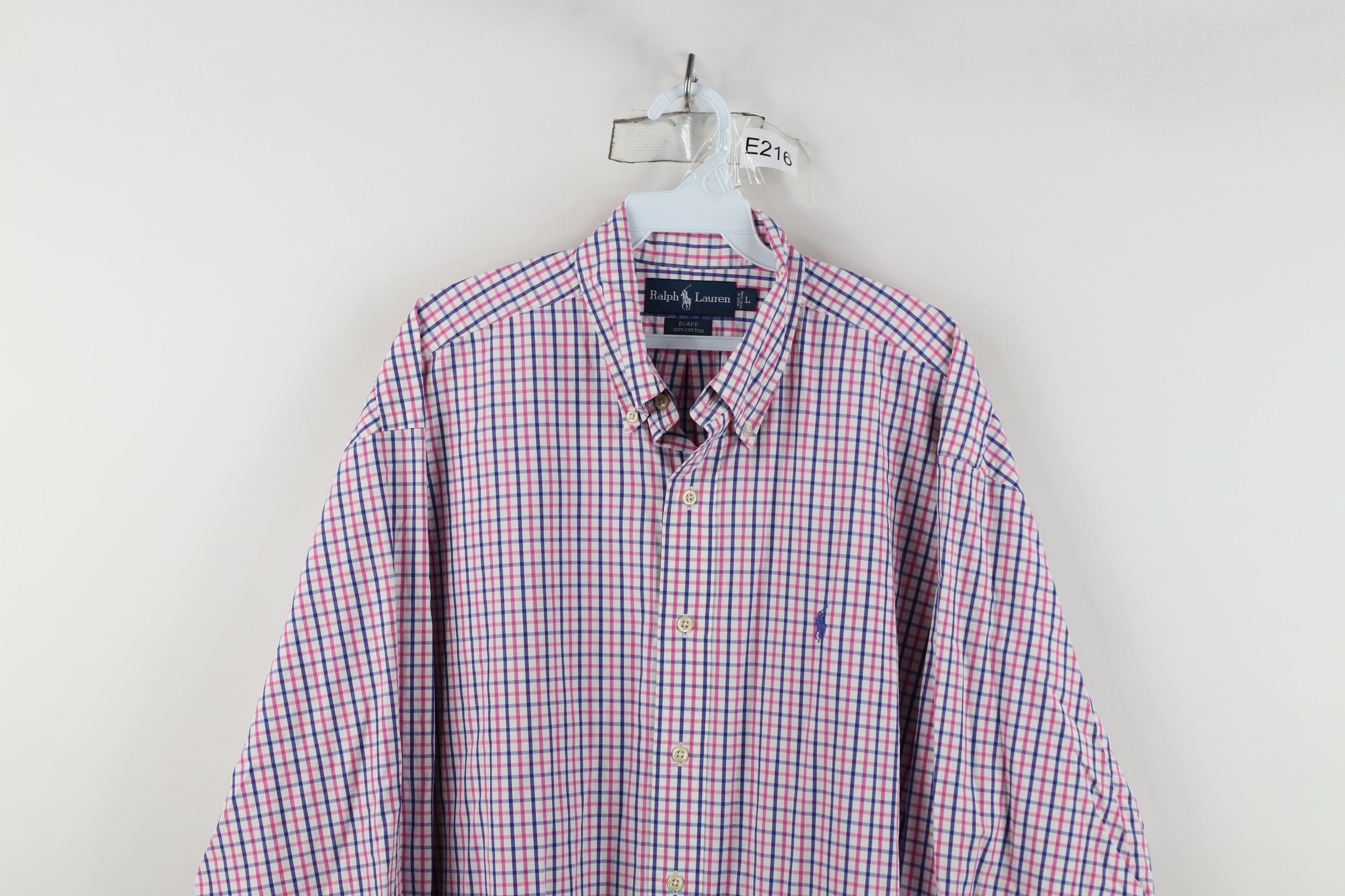 Polo Ralph Lauren Vintage 90s Ralph Lauren Collared Button Down Shirt Plaid Size US L / EU 52-54 / 3 - 2 Thumbnail
