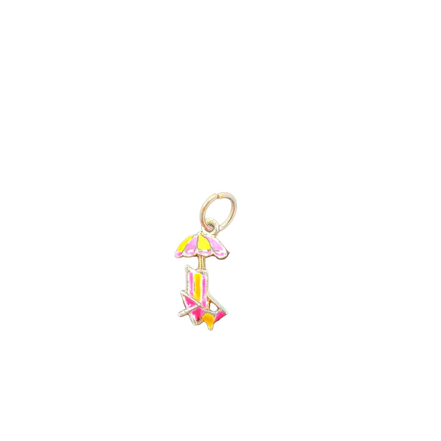 Other Beach Themed Charms Smiling Sun, Frozen Drink, Beach Chair Size ONE SIZE - 3 Thumbnail