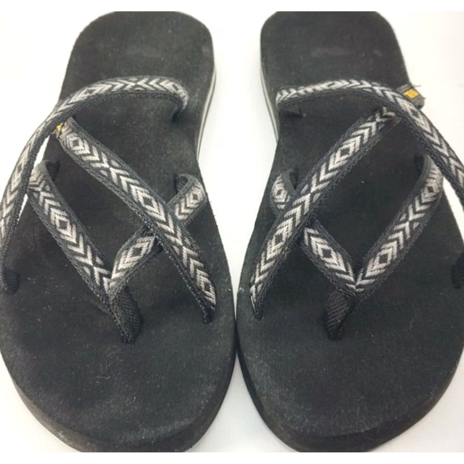 Teva Womens Teva Mush Olowahu Flip Flop Sandals Gray Double Strap Slip On Size 9 Size US 9 / IT 39 - 3 Thumbnail
