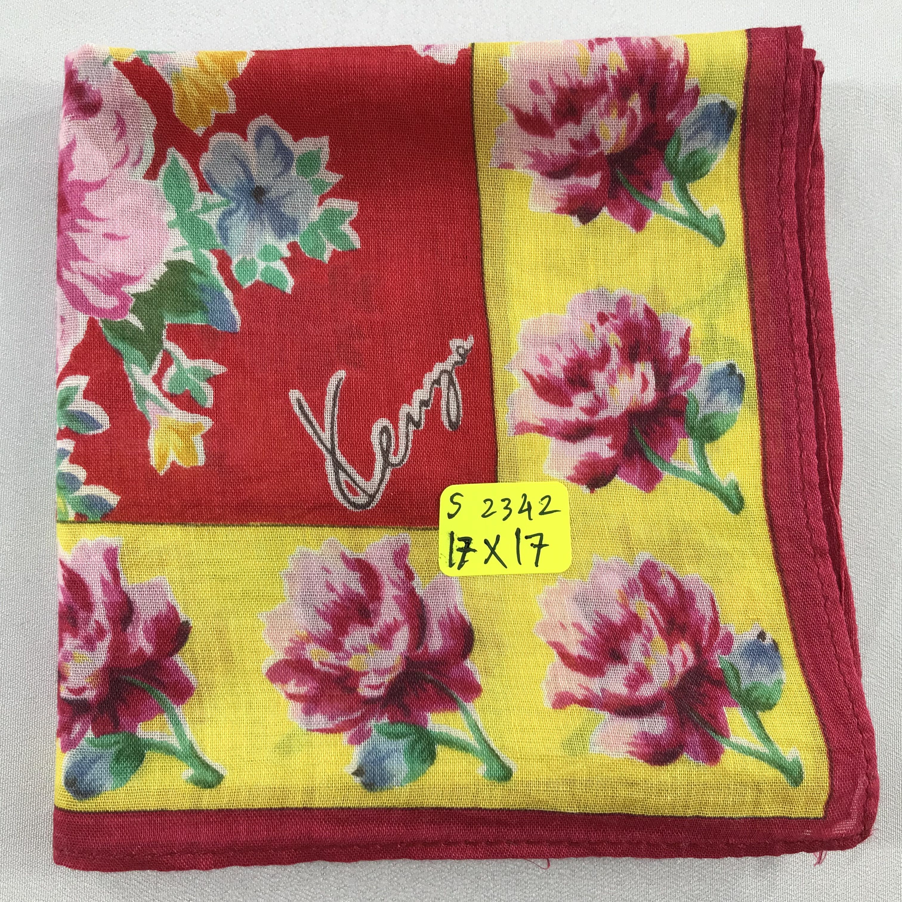 Kenzo × Vintage Kenzo Bandana / Handkerchief / Neckerchief - S2342 Size ONE SIZE - 5 Thumbnail