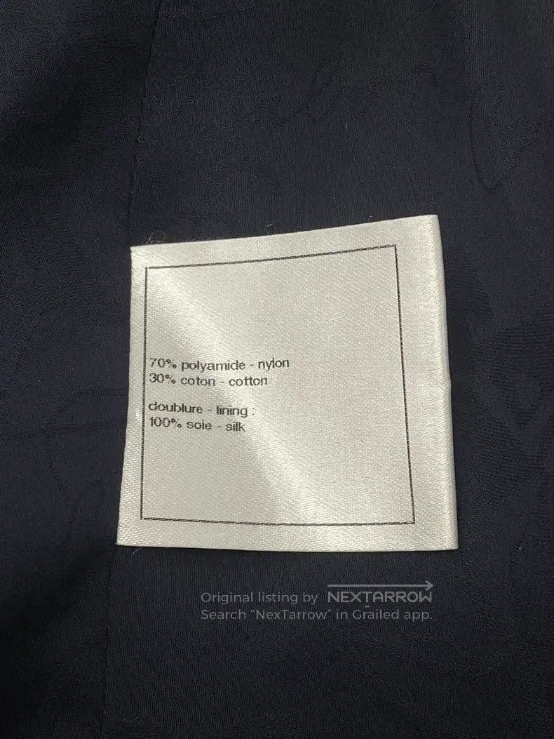Chanel Chanel Blue and white colour-matched slanted-shoulder twee Size S / US 4 / IT 40 - 6 Thumbnail