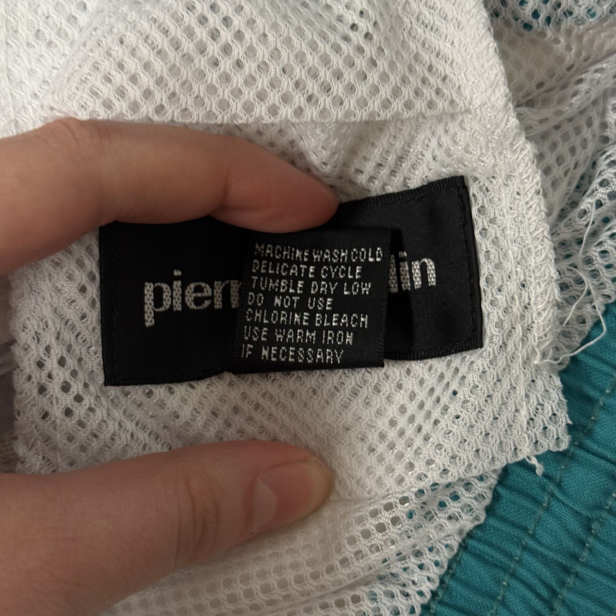 Pierre Cardin Vtg Pierre Cardin Men's Black White COLOR BLOCK Swim Trunks Size US 34 / EU 50 - 6 Thumbnail