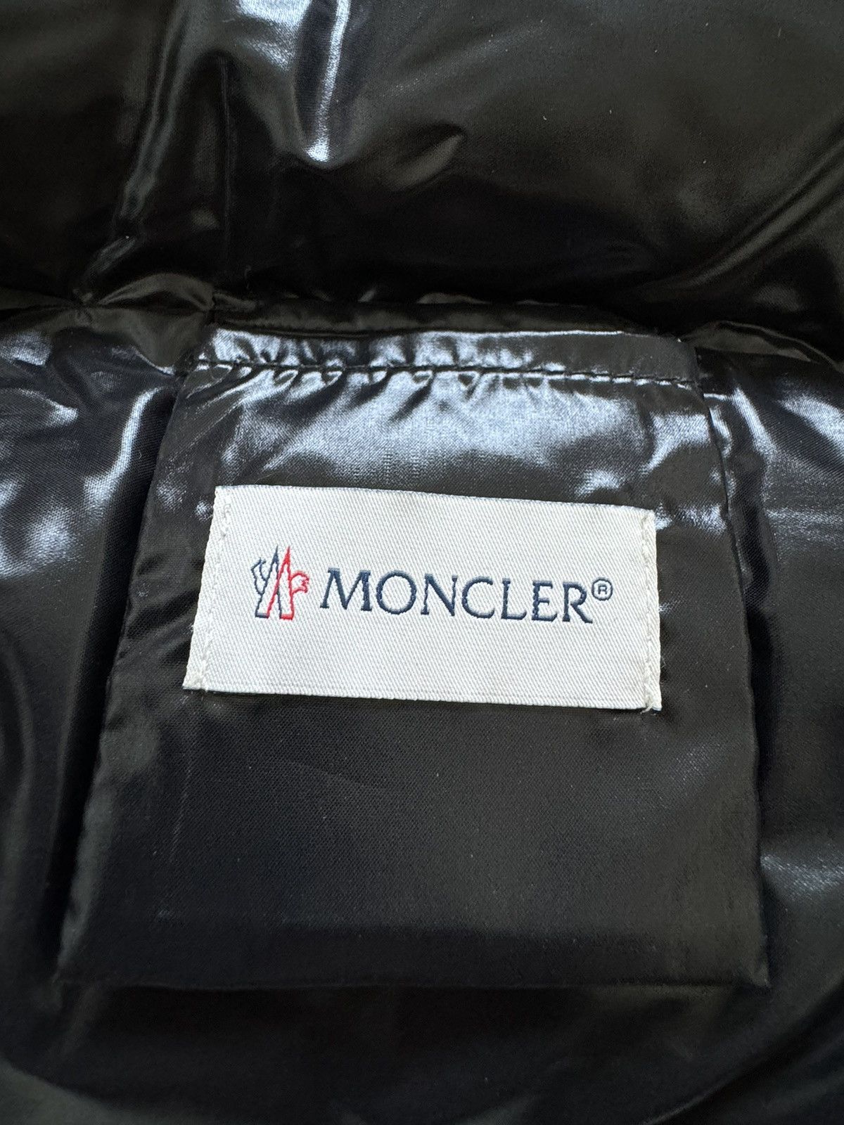 Moncler Moncler black down puffer scarf Size ONE SIZE - 5 Thumbnail