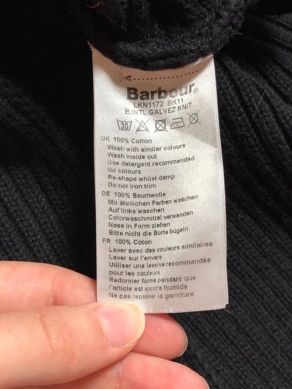 Barbour Vintage Barbour 100% Cotton Sweater Size M / US 6-8 / IT 42-44 - 3 Thumbnail