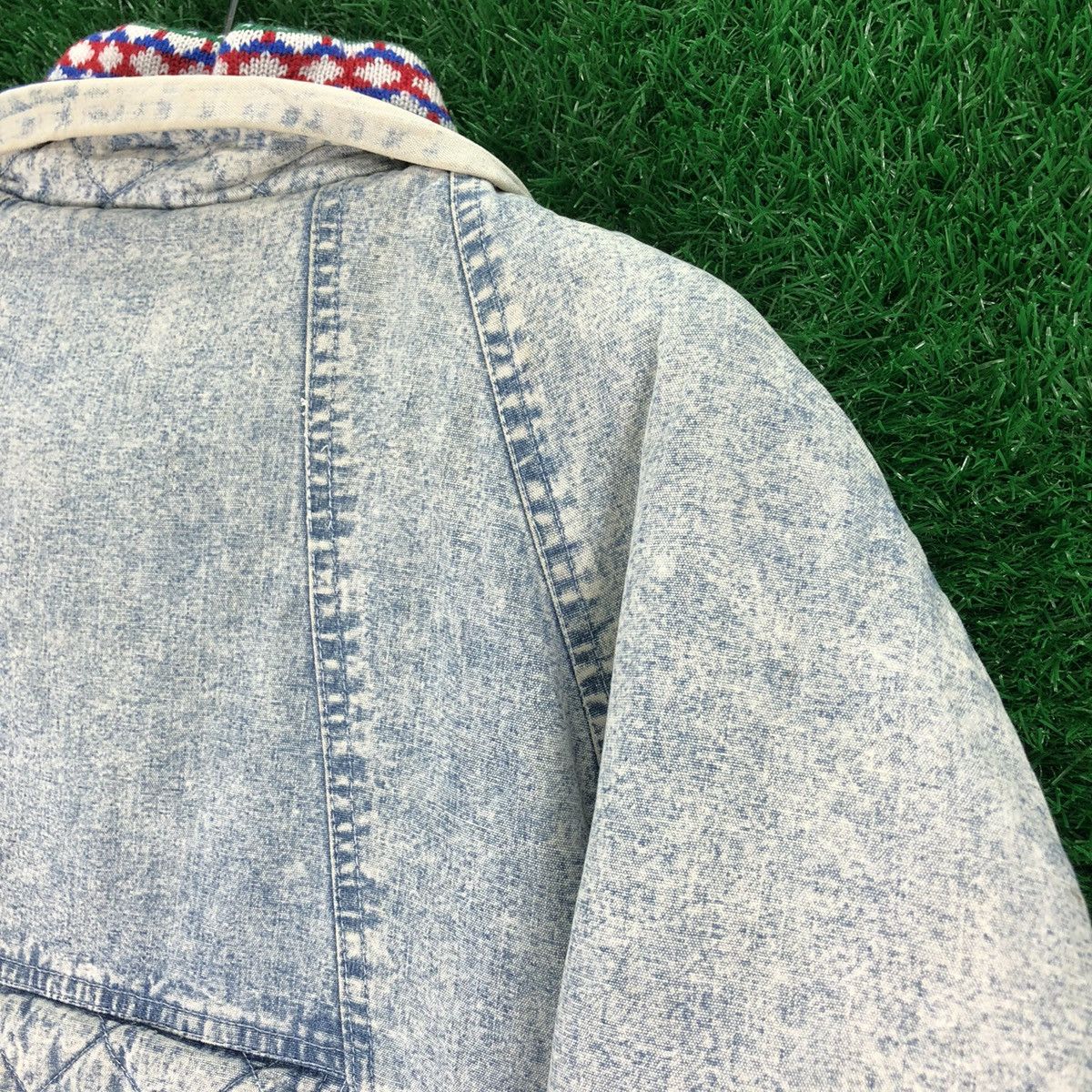 Japanese Brand Vintage 90's Light Blue Denim Faded Jacket by Gitano Size US XL / EU 56 / 4 - 5 Thumbnail