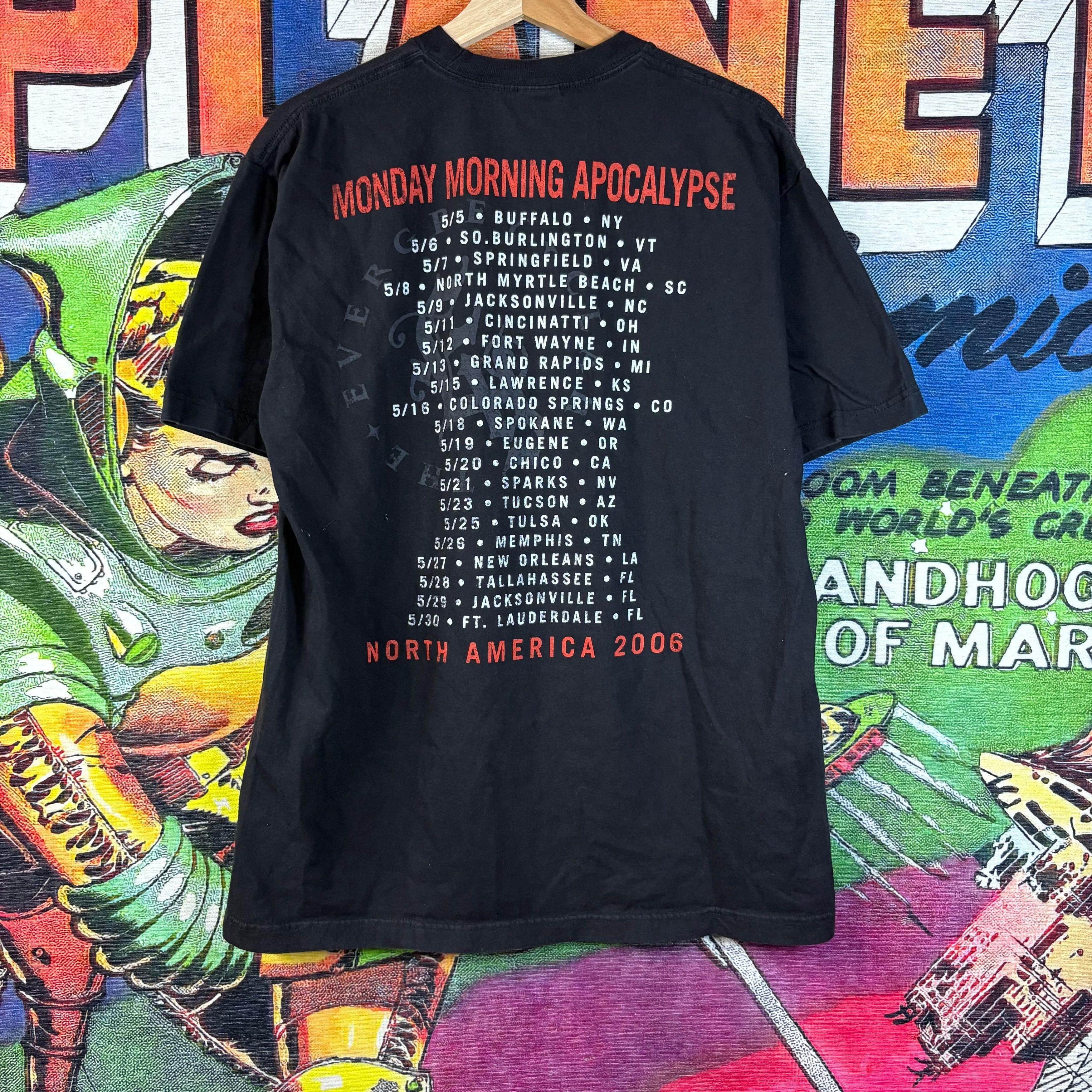 Vintage Y2K 2006 EveryGrey " Monday Morning Apocalypse" Tour Tee T Size US L / EU 52-54 / 3 - 4 Thumbnail