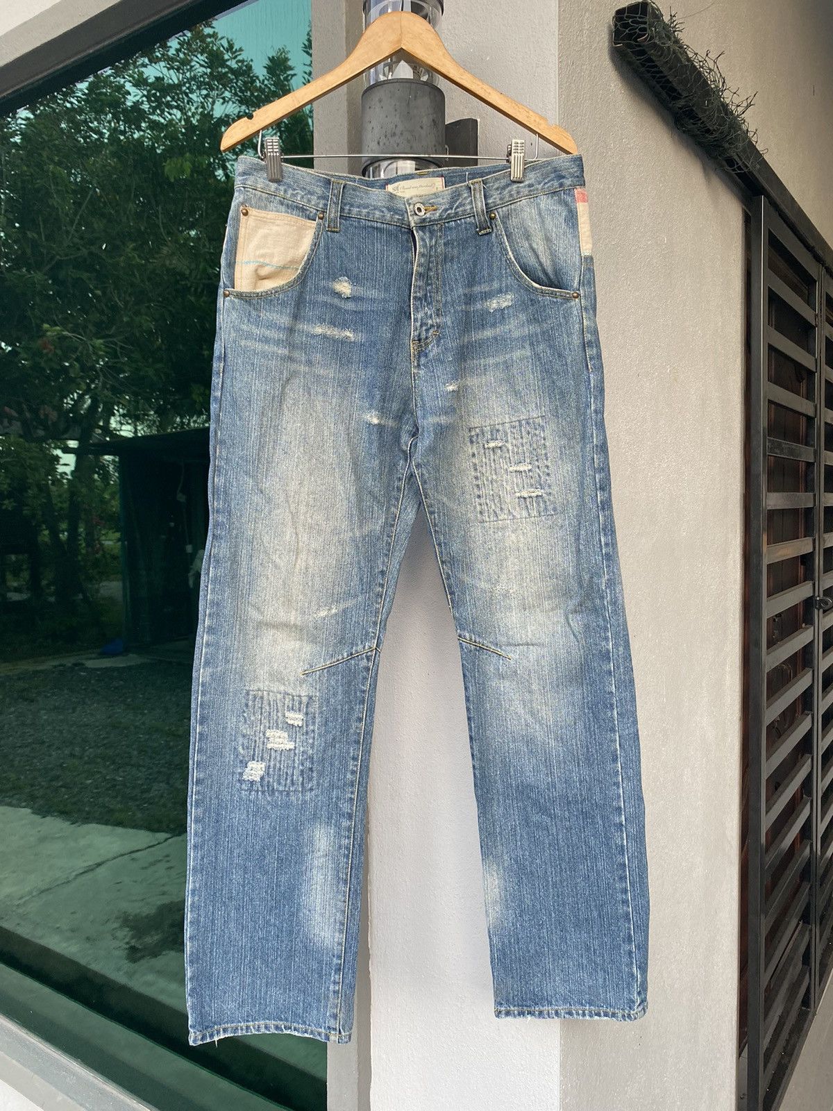 Rare 2000s NCFM Flared Multi Zipper Pants