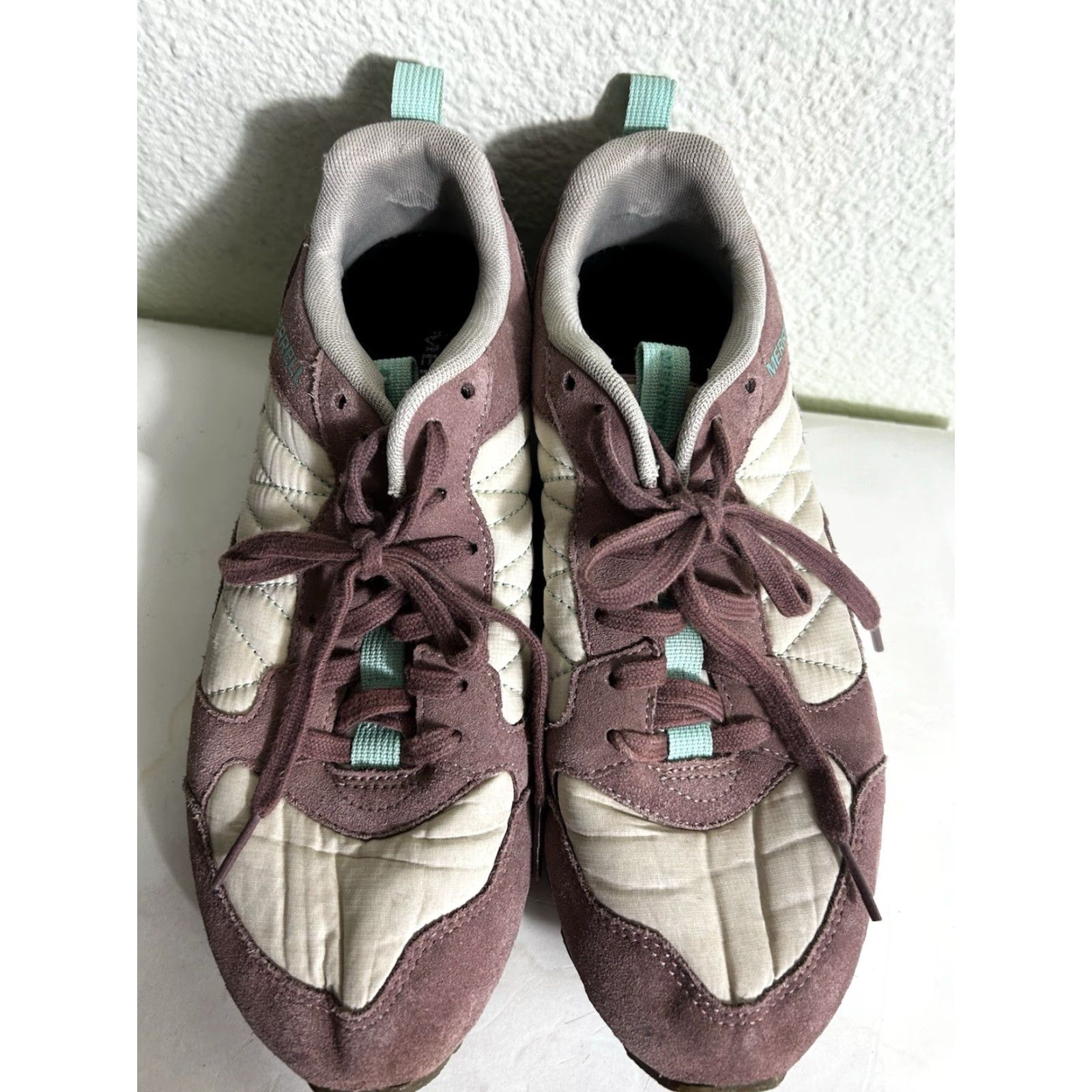 Merrell Merrell Burlwood Performance Sneaker Womens 9 Purple Low Top Lace Up Athletic Casual Outdoor Hiking Running Walking Logo Size US 9 / IT 39 - 7 Thumbnail