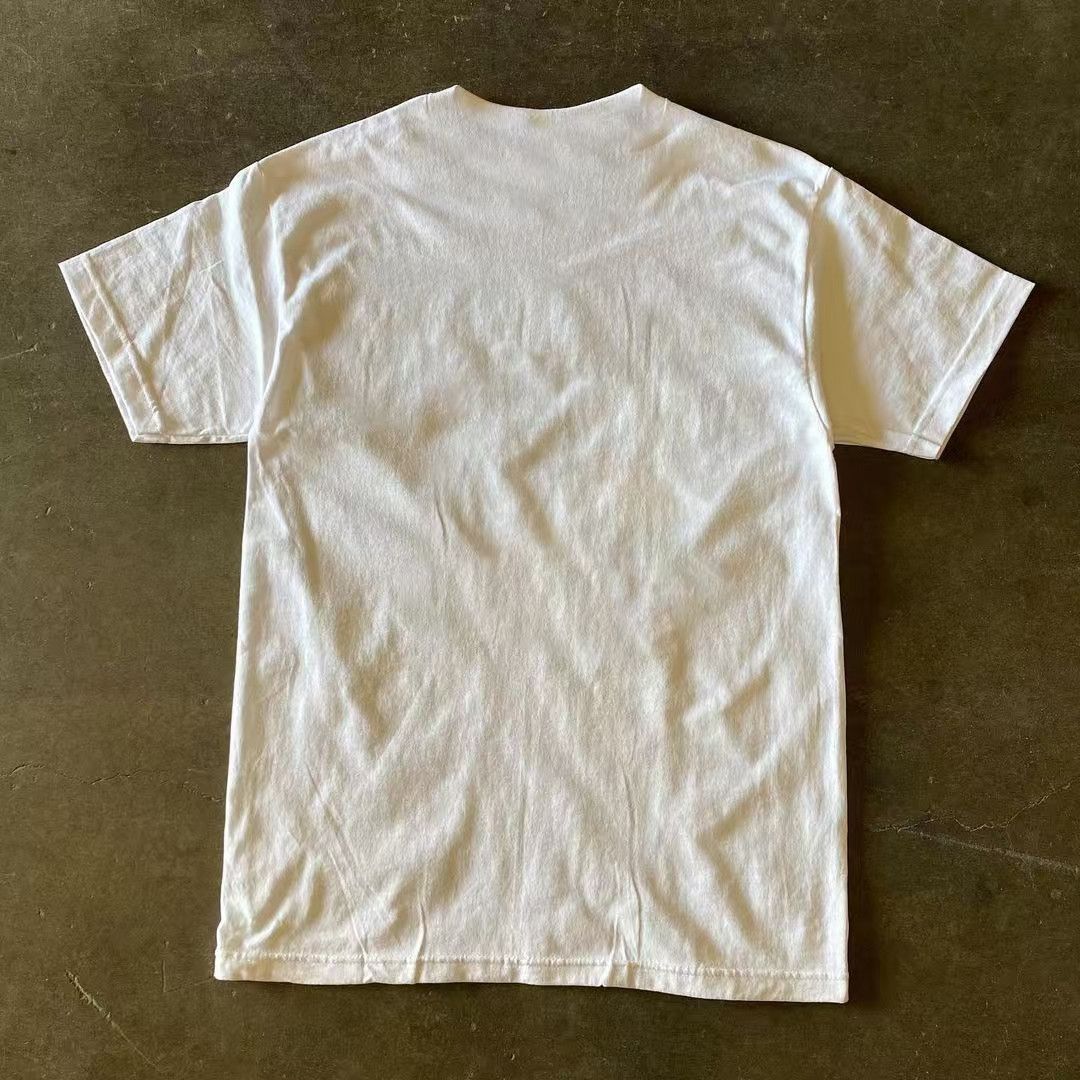 Japanese Brand × Vintage White casual washed retro chair pattern tee Size US M / EU 48-50 / 2 - 2 Thumbnail