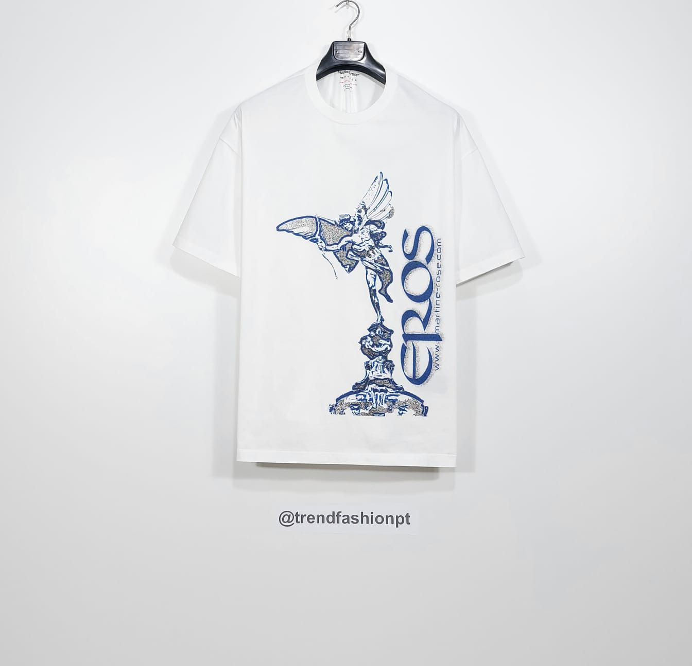 image of Martine Rose Eros Print Ss Tshirt in White, Men's (Size Small)