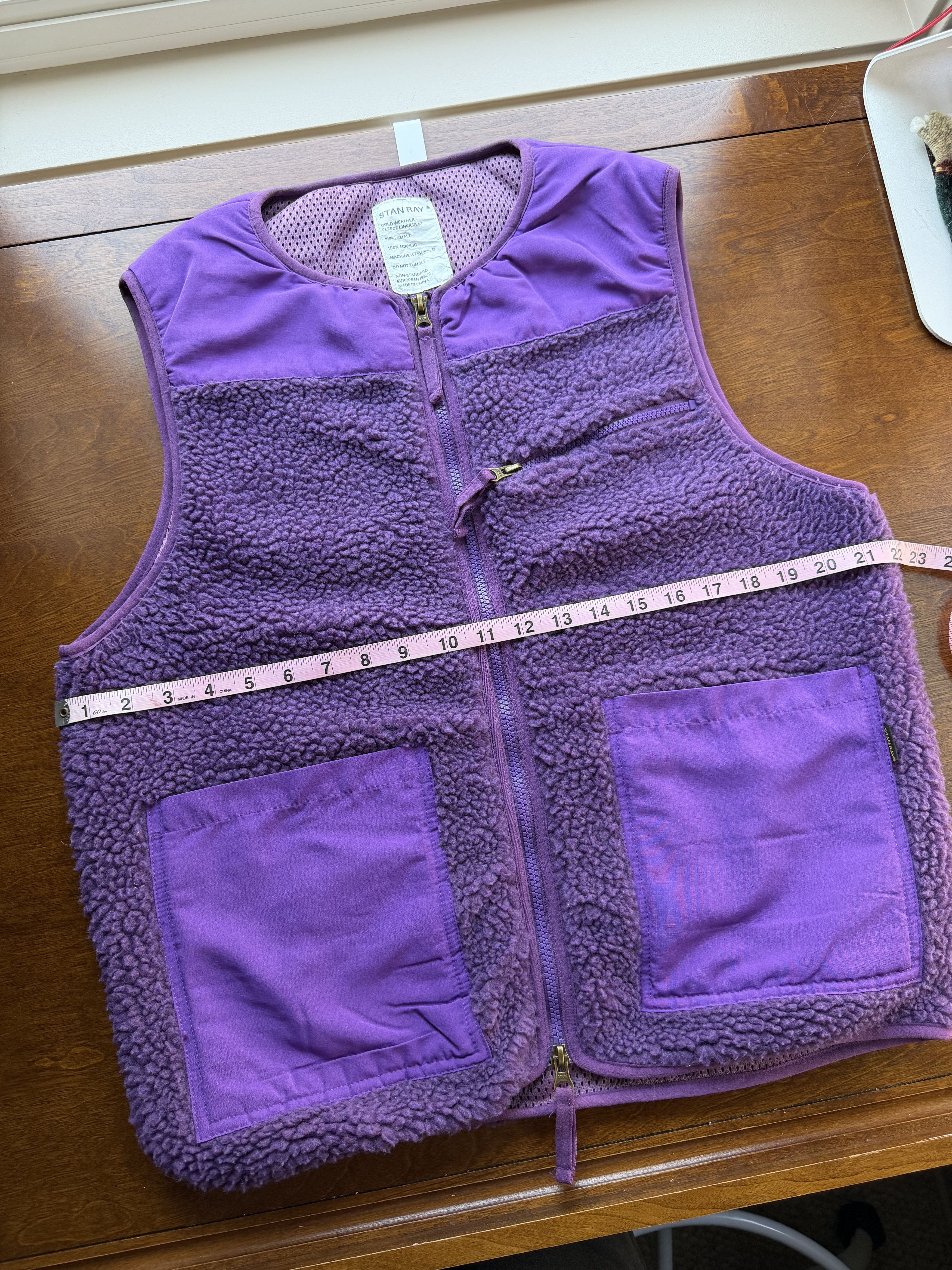Stan Ray Stan Ray Men's High Pile Fleece Vest in Purple Size Small Size US S / EU 44-46 / 1 - 6 Thumbnail