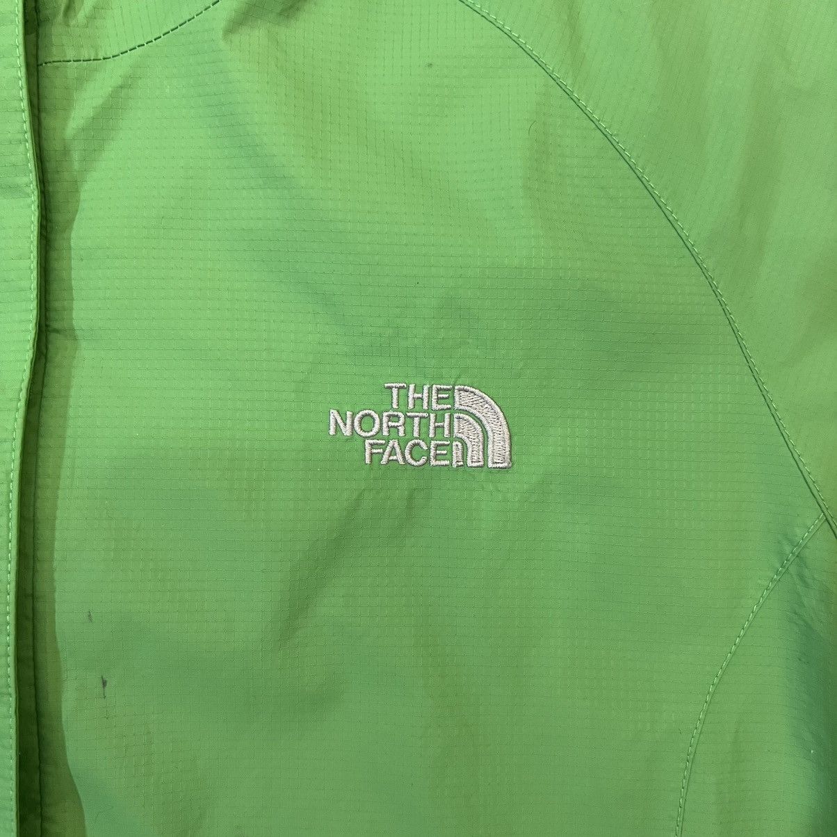 The North Face Hooded Rain Shell Jacket - Lime Green - Women's/Men's [L] Size L / US 10 / IT 46 - 2 Thumbnail