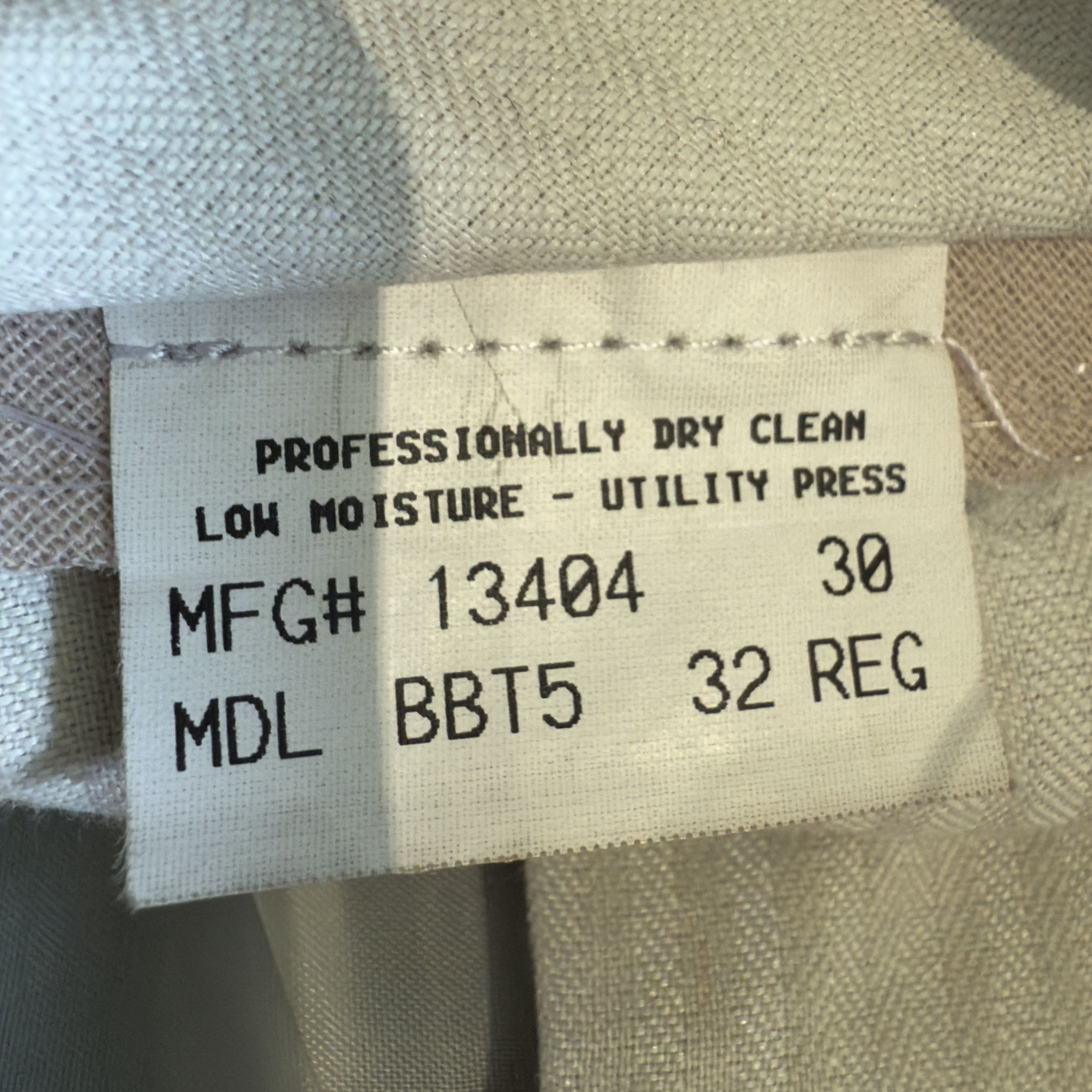 Burberry Burberry London Gray Wool Dress Trousers 32W x 31L Size 34R - 3 Thumbnail