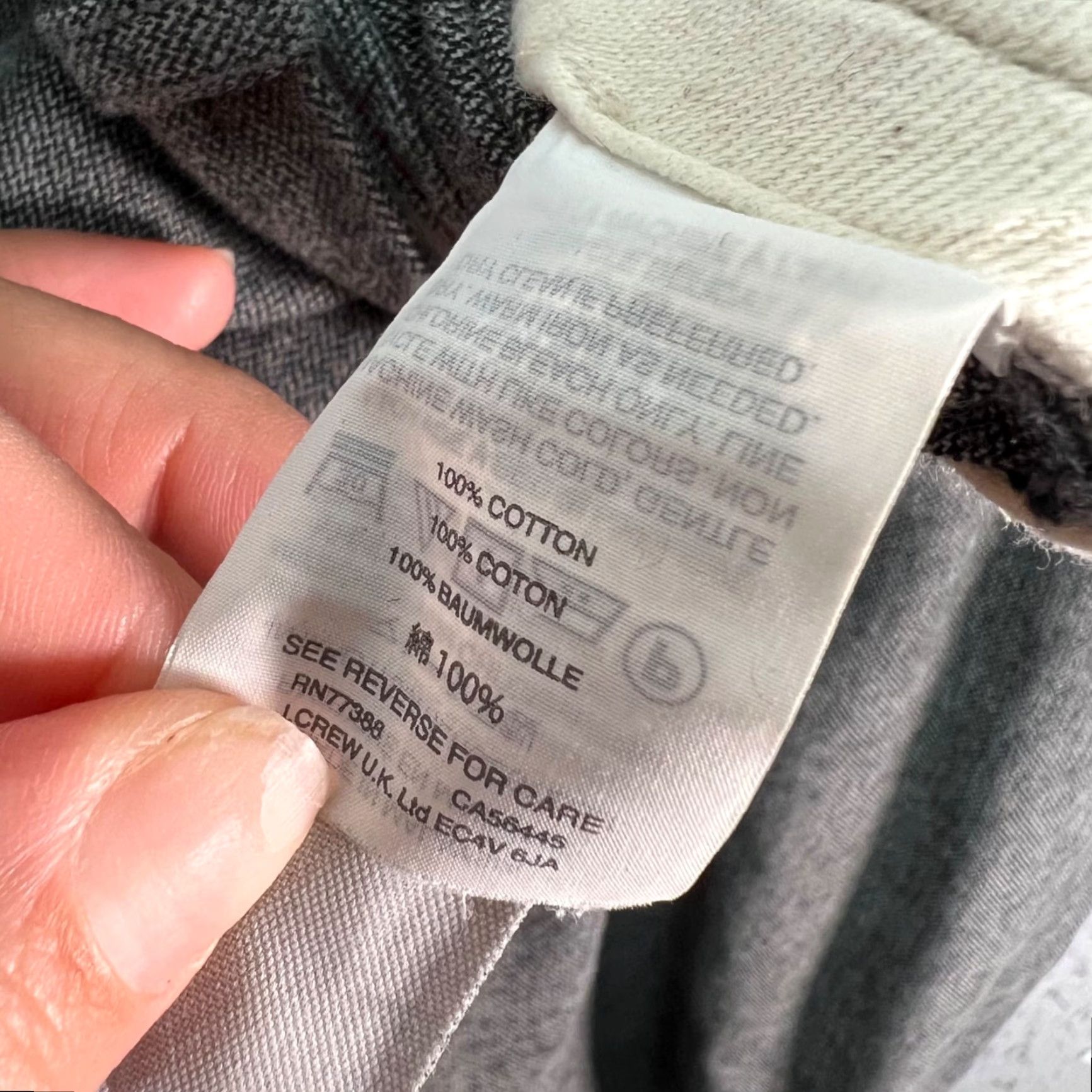 J.Crew J. Crew Slim Chino Pants Gray 31x32 Mens 100% Cotton Flat Front Straight Leg Vintage No Size US 31 - 5 Thumbnail