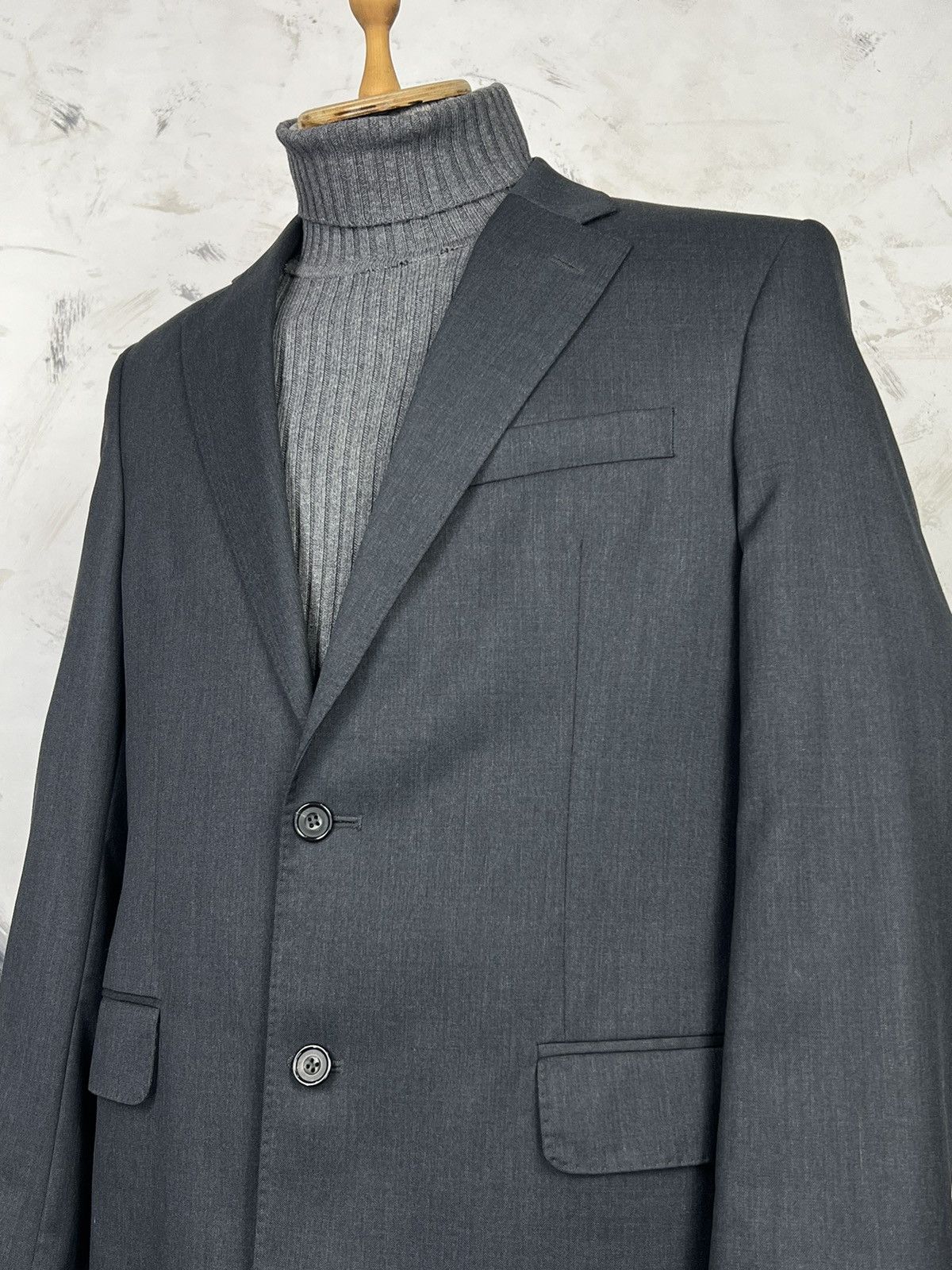 Vintage Vintage Paul Costelloe Wool Cashmere Suit Size M - L Size 44R - 4 Thumbnail