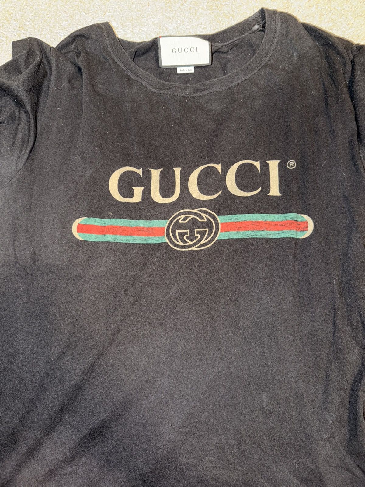 Gucci Gucci logo T shirt Size US M / EU 48-50 / 2 - 1 Thumbnail