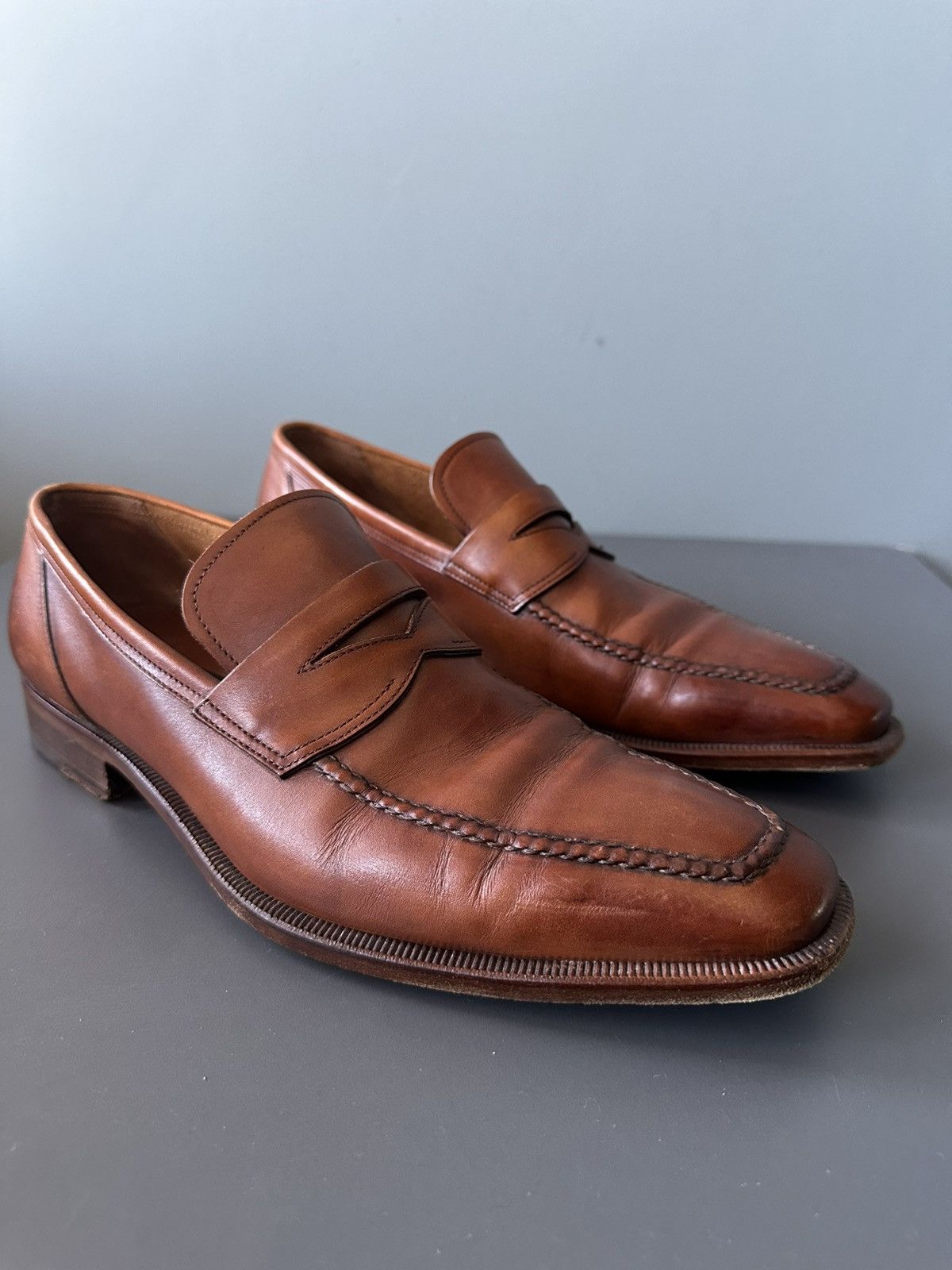 Fratelli Rossetti Fratelli Rossetti Casual Leather Italy Loafers Shoes Size US 8 / EU 41 - 1 Thumbnail