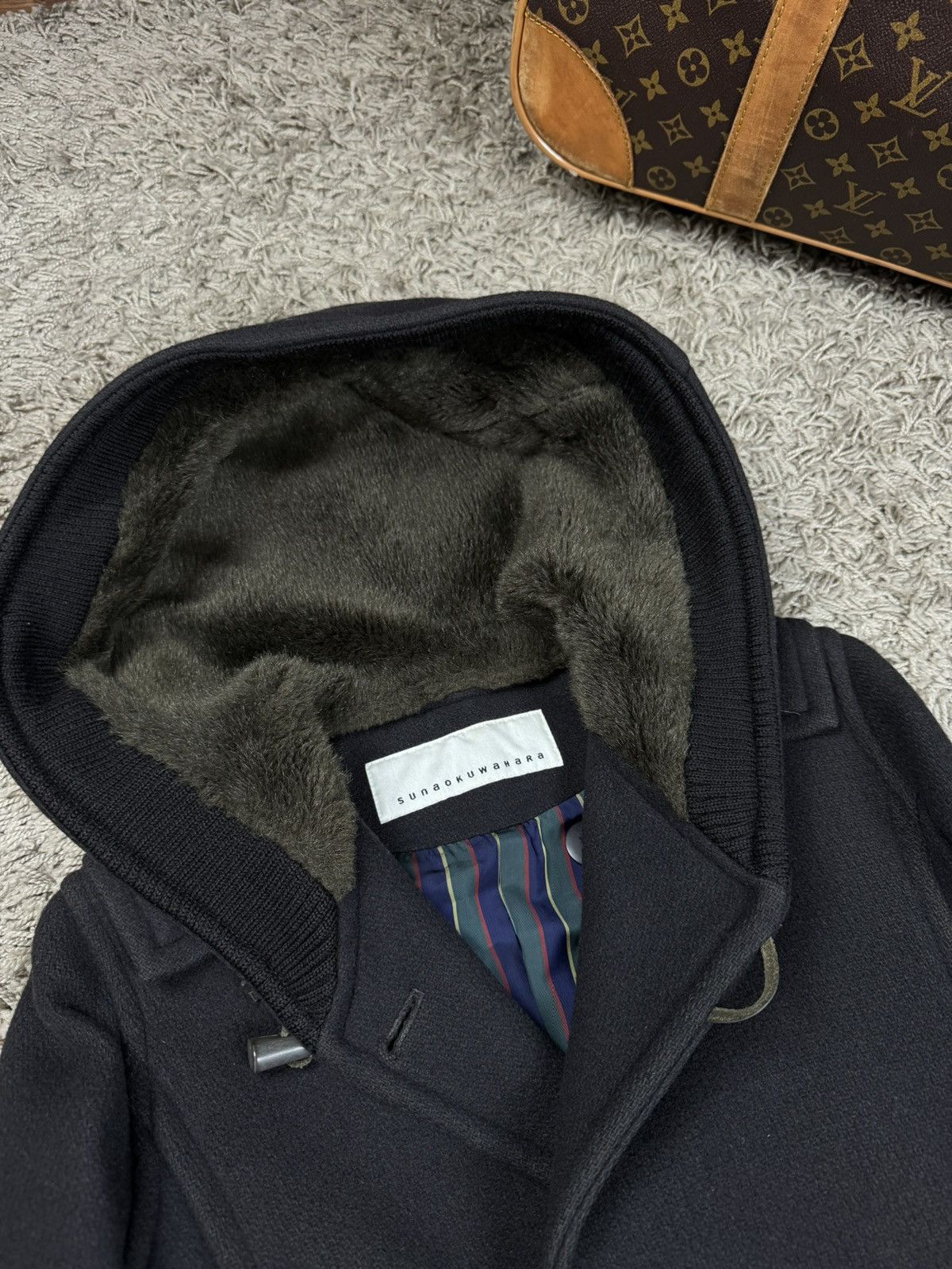 Sunao Kuwahara Wool coat Sunao Kuwahara by Issey Miyake original japan item Size S / US 4 / IT 40 - 2 Thumbnail