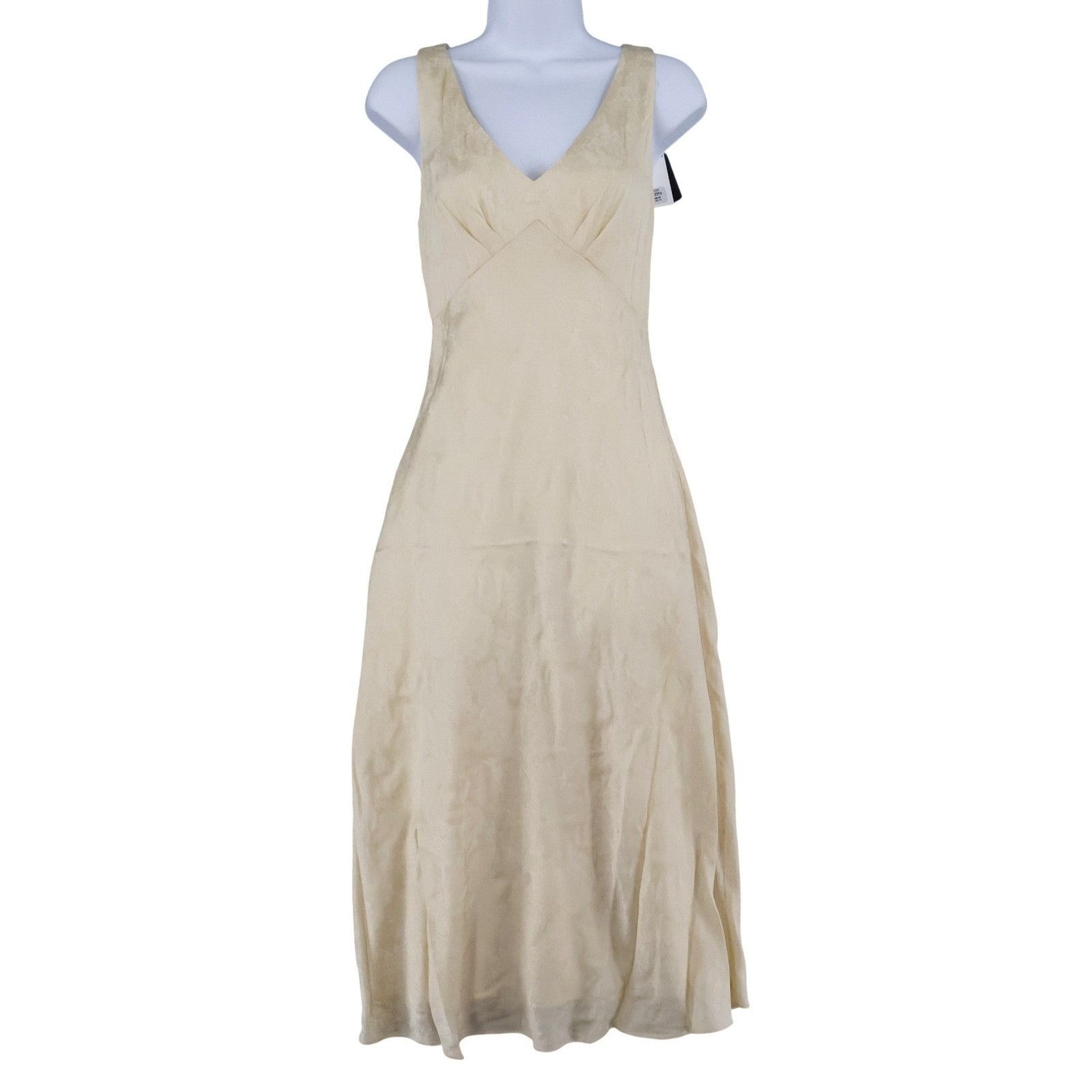 Lauren Ralph Lauren LRL Ralph Lauren Floral Jacquard V Neck Midi Dress Women 12 Size XL / US 12-14 / IT 48-50 - 1 Thumbnail