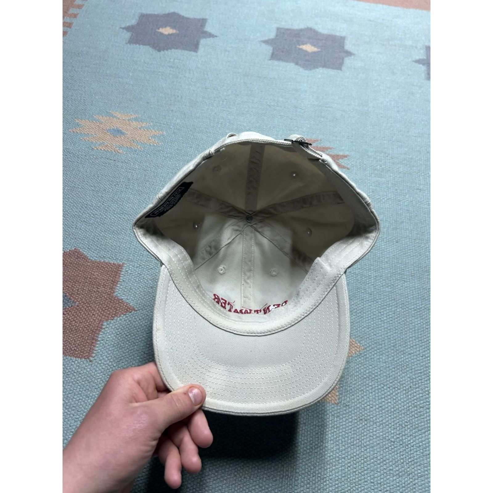 Vintage VINTAGE Unbranded Baseball Cap Hat Pentwater Michigan Beige Adjustable Destination Men Size ONE SIZE - 5 Thumbnail