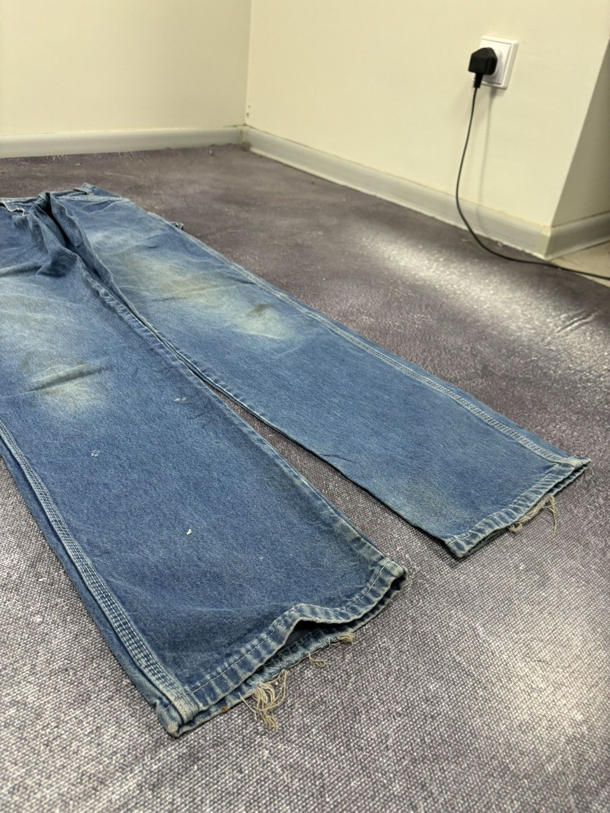 Dickies Vintage Dickies Y2K Blue Work USA Denim Hype Jeans Size US 34 / EU 50 - 10 Thumbnail