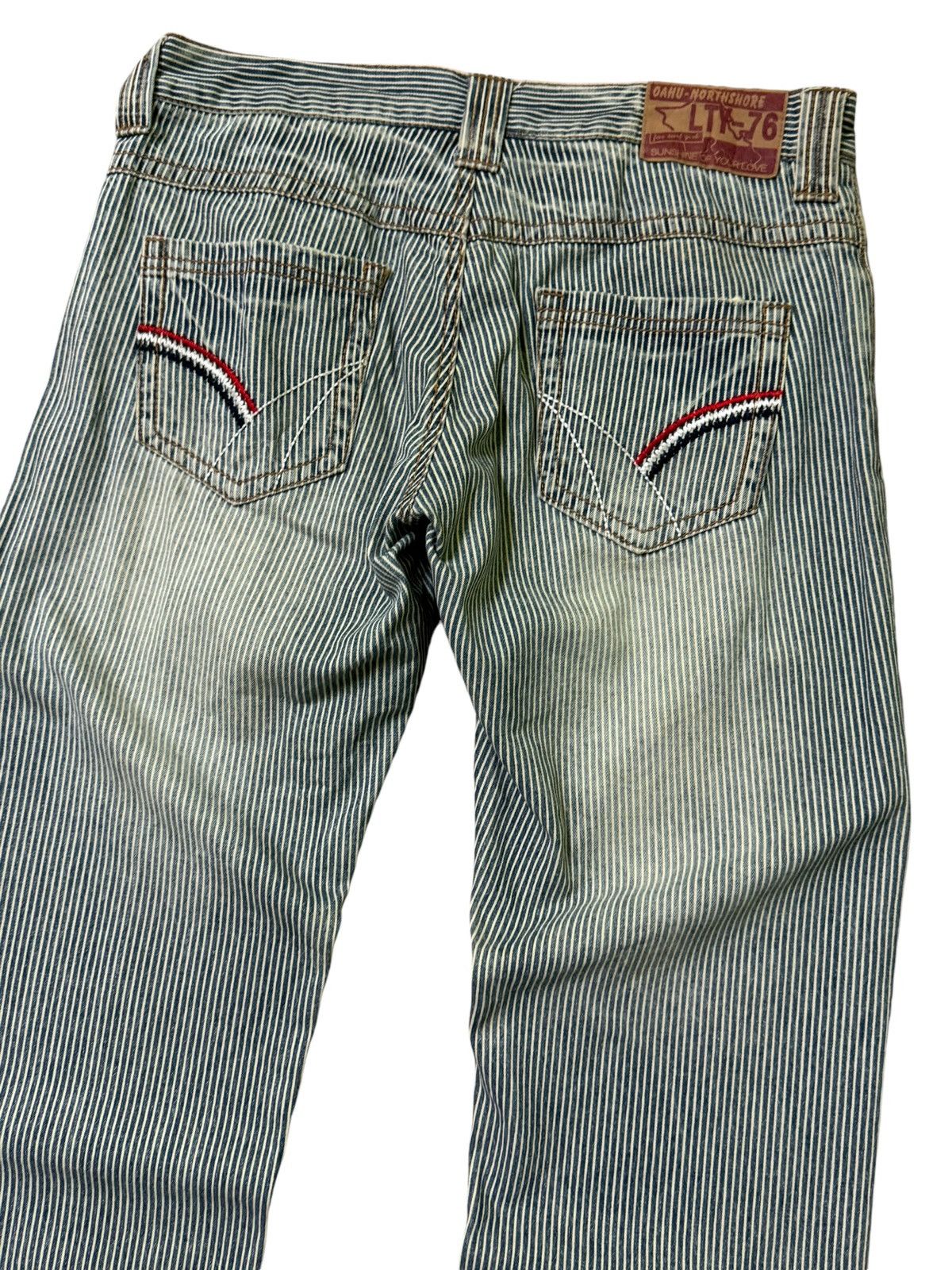 Hysteric Glamour × Japanese Brand LOVE SUNSET BEACH HICKORY STRIPED DENIM Size US 33 - 11 Thumbnail
