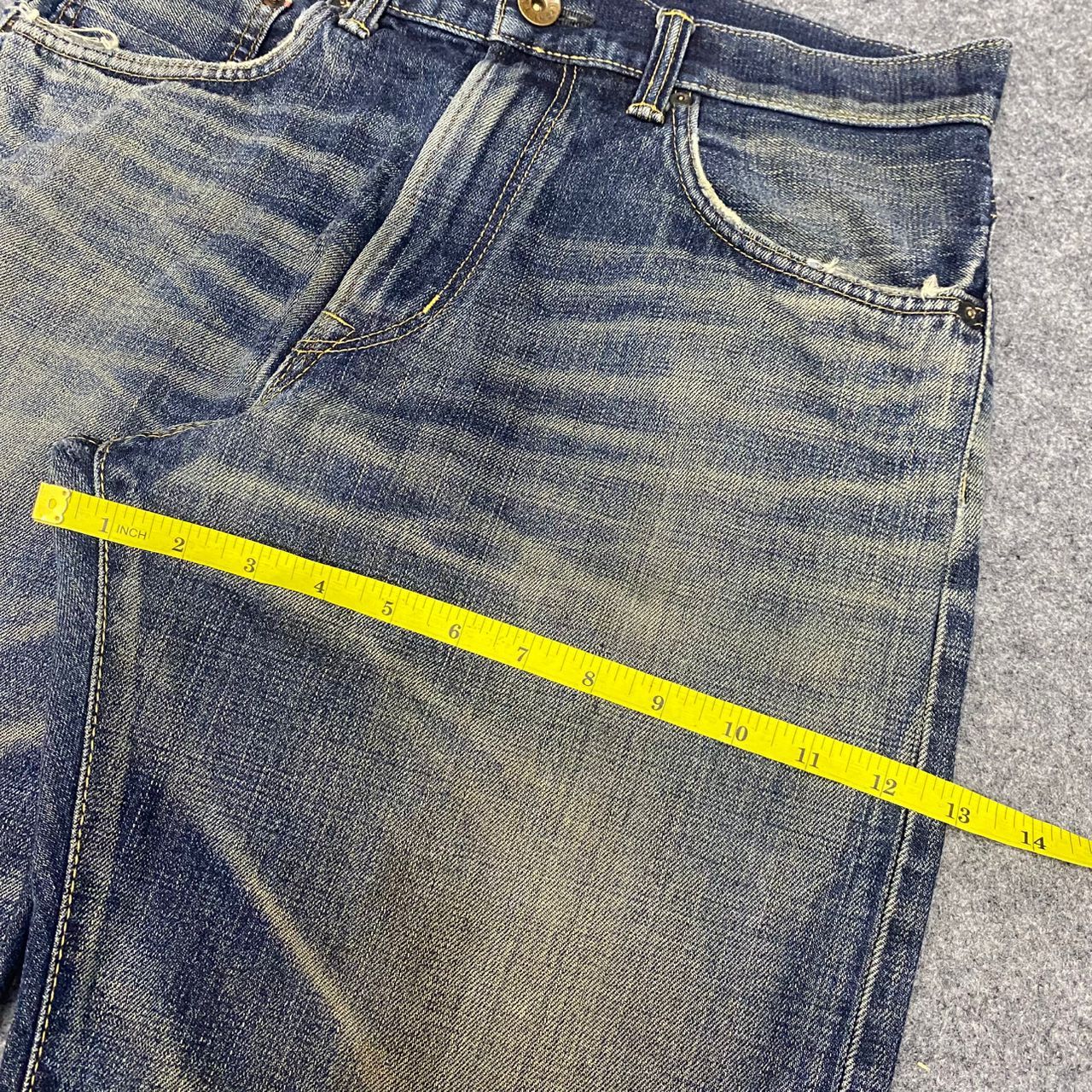 Edwin Vintage Edwin Selvedge Redline Distressed Denim Size US 31 - 5 Thumbnail