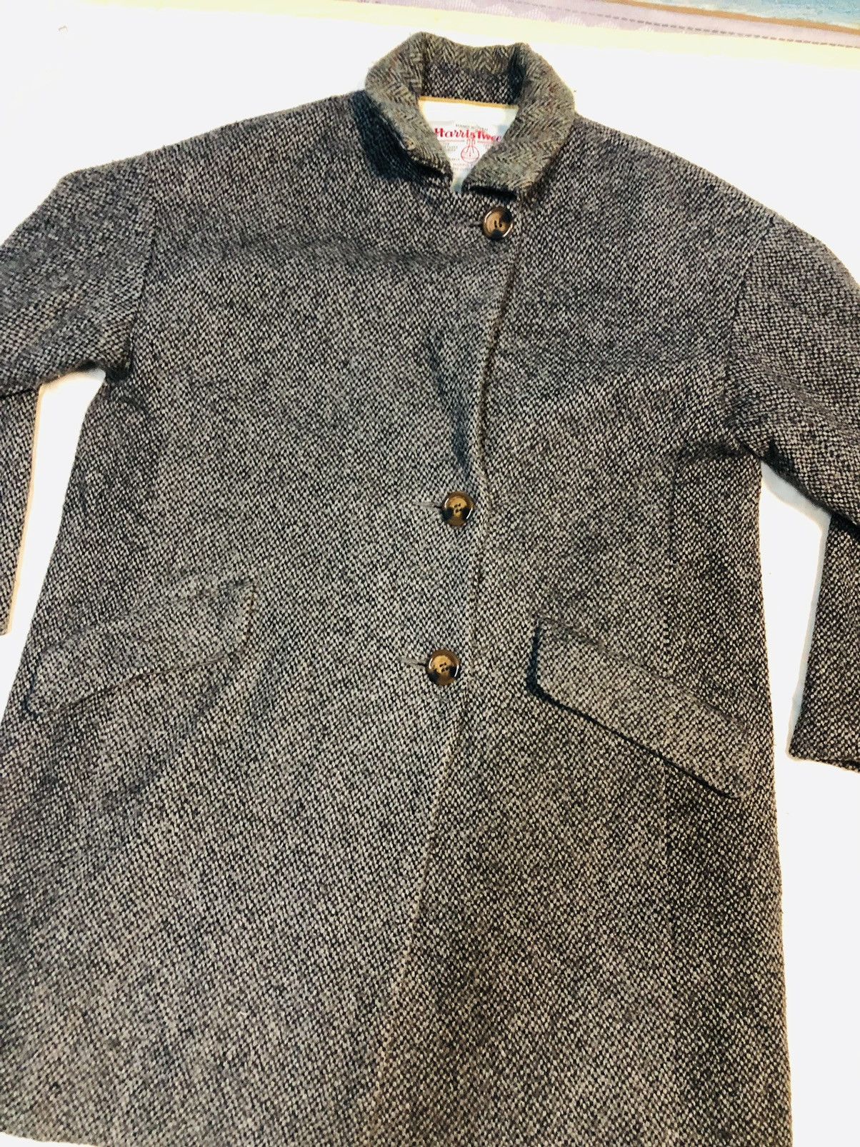 Harris Tweed Harris Twed Button Light Jacket (13) Size US M / EU 48-50 / 2 - 3 Thumbnail