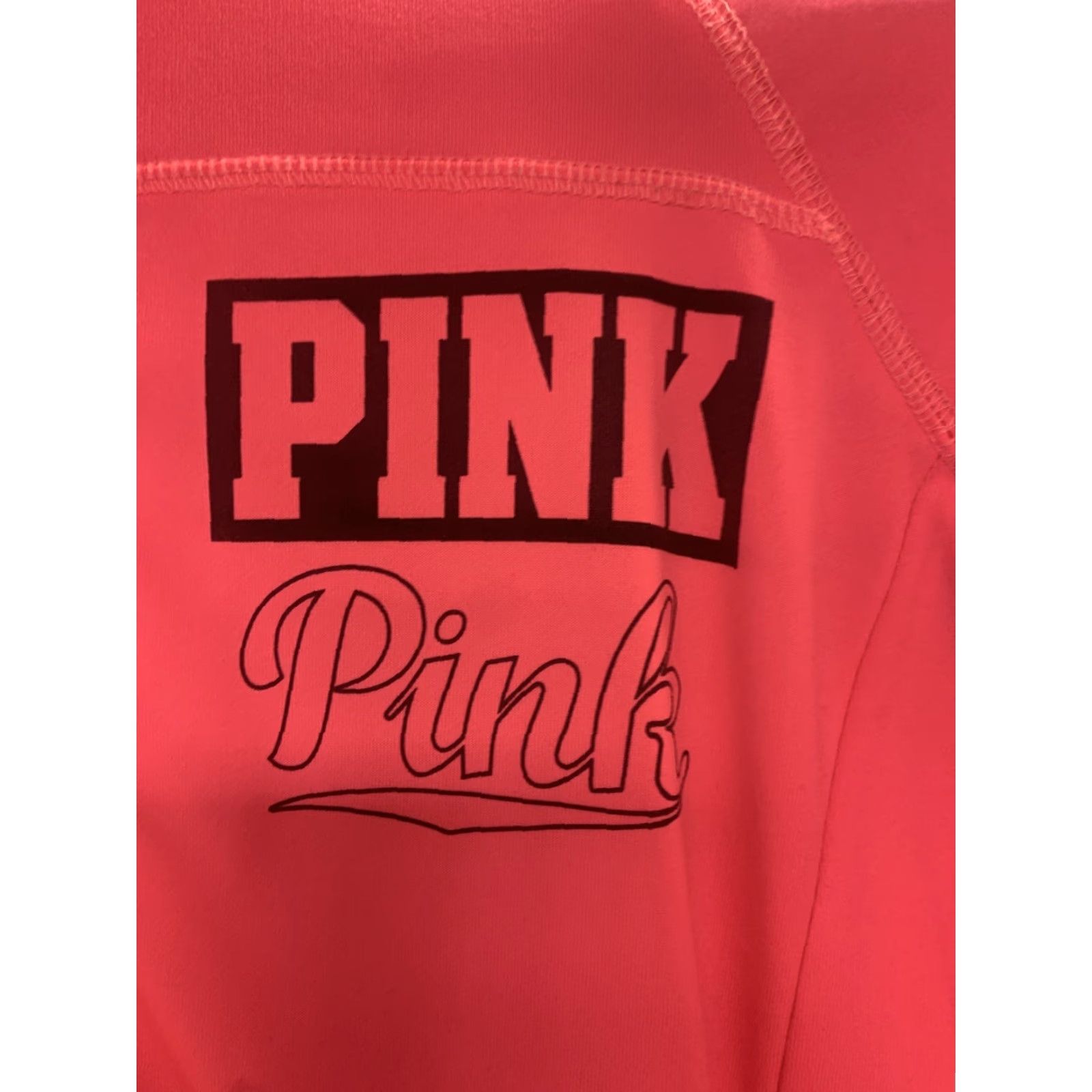 Victoria's Secret Victoria’s Secret PINK ULTIMATE Zip Up Athletic Jacket Full Zip S Pink Thumbholes Women Adults Athletic Activewear Mens Womens Size S / US 4 / IT 40 - 2 Thumbnail