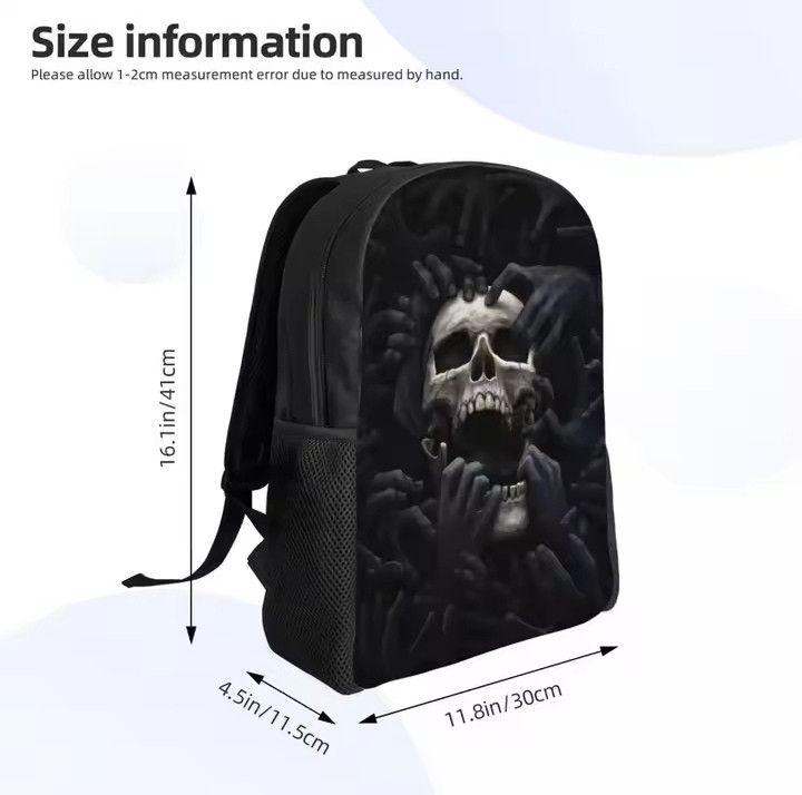 The Unbranded Brand Skull Eyes Backpack Size ONE SIZE - 3 Thumbnail
