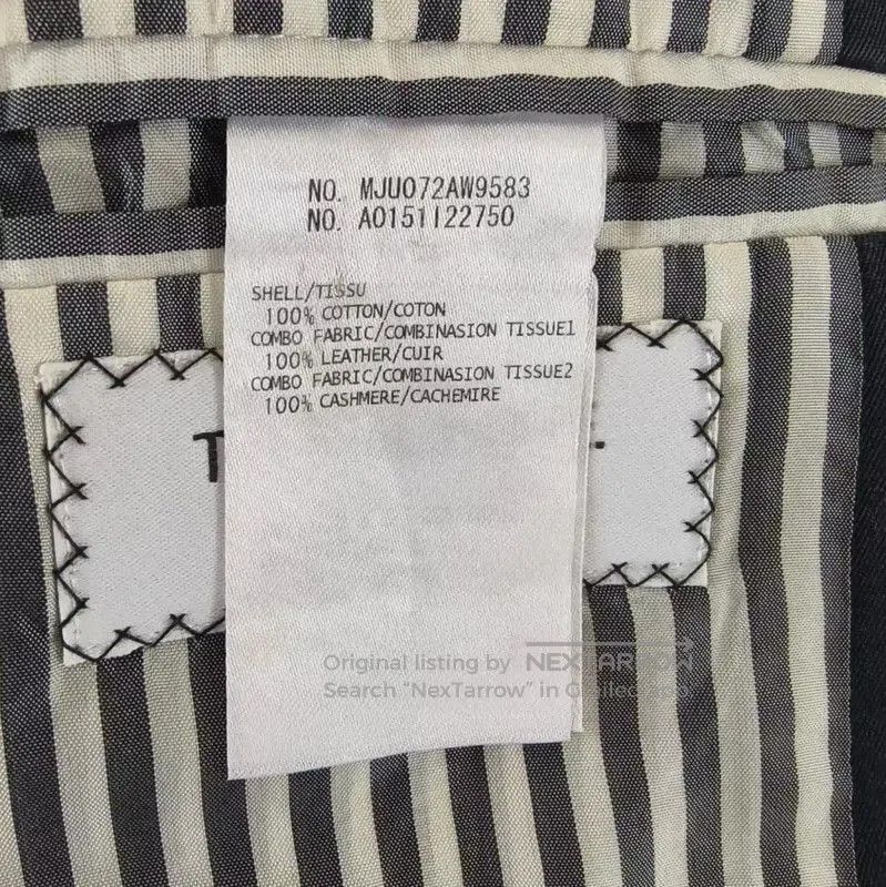 Thom Browne Thom Browne Multicolor Leather Men's Coat . Size US S / EU 44-46 / 1 - 4 Thumbnail