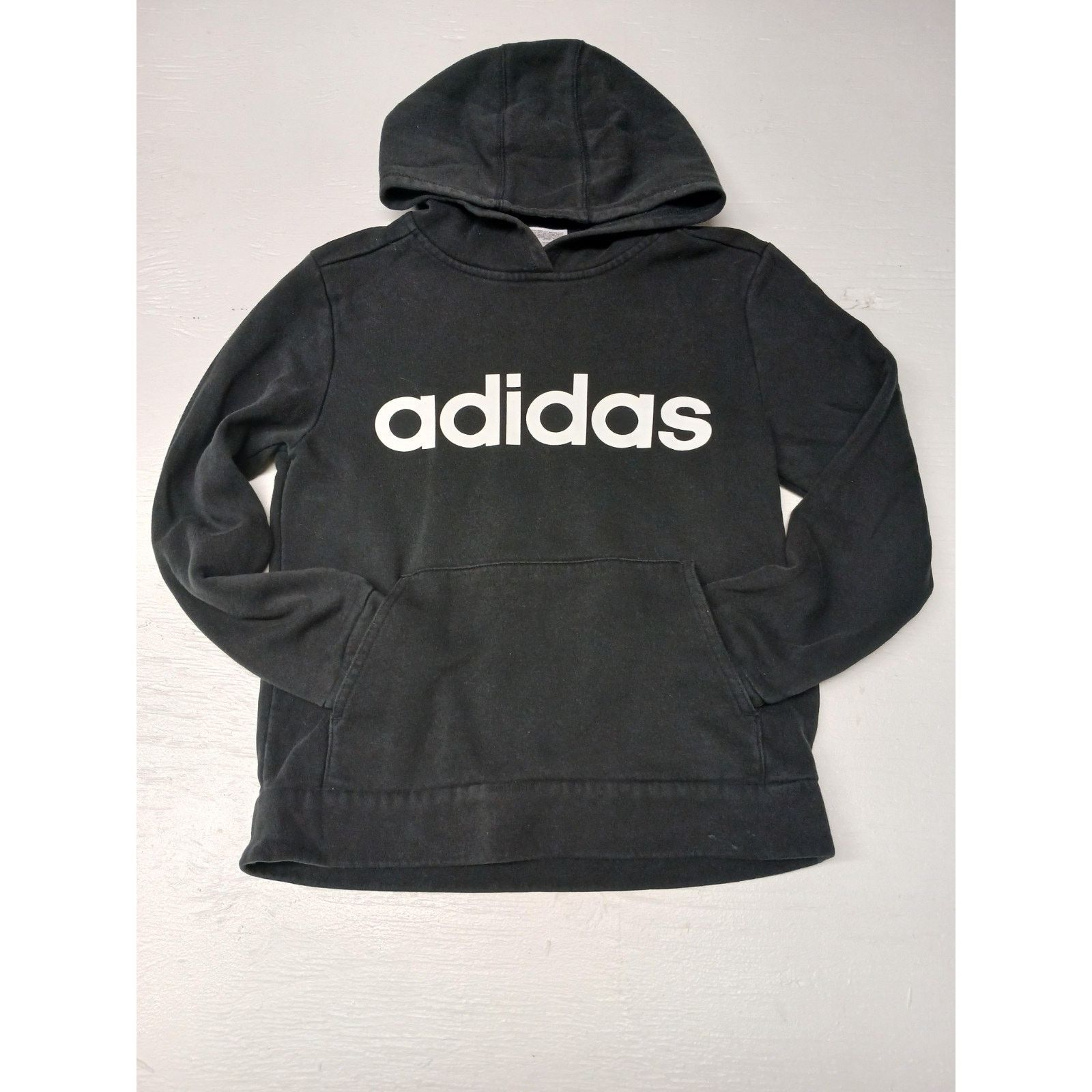 Adidas Adidas Black (Medium) Youth Sportswear Pullover Hoodie Size US M / EU 48-50 / 2 - 1 Thumbnail
