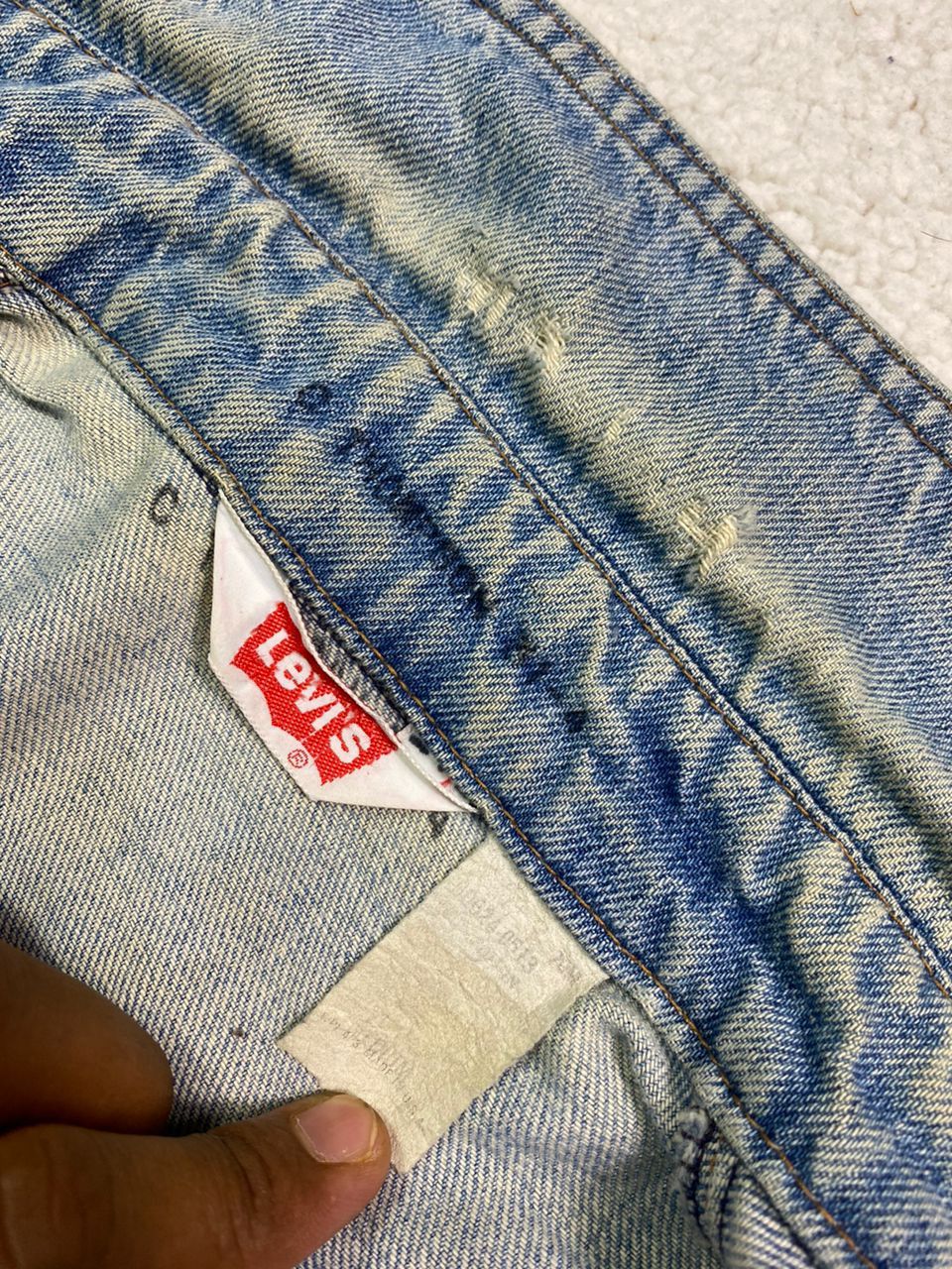 Levi's × Levi's Vintage Clothing Vintage 70s Levis Denim Jacket Orange Tab Size M / US 6-8 / IT 42-44 - 5 Thumbnail