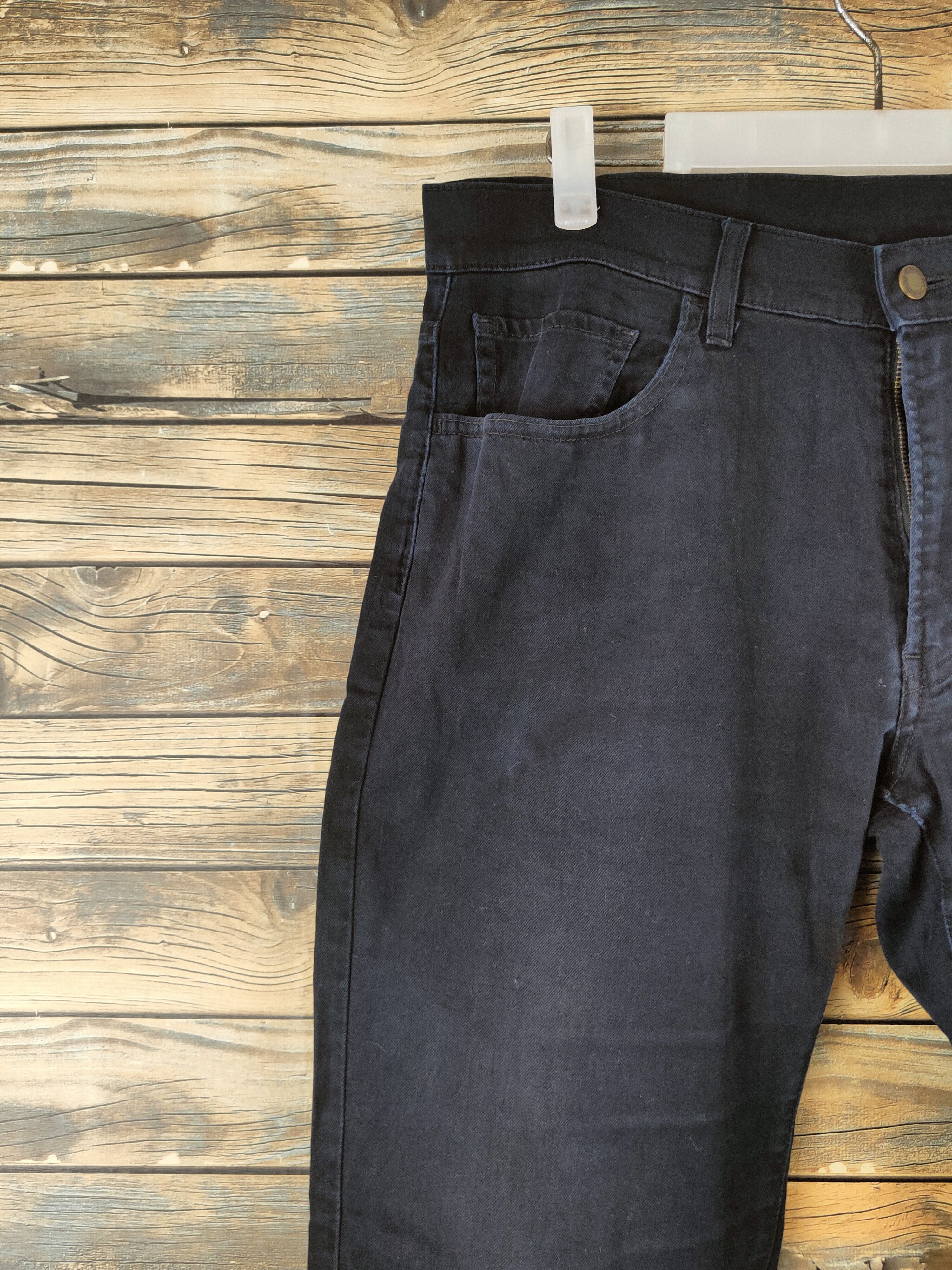 Japanese Brand DL Uniqlo Black Multipocket Casual Pants #46-320 Size US 31 - 3 Thumbnail