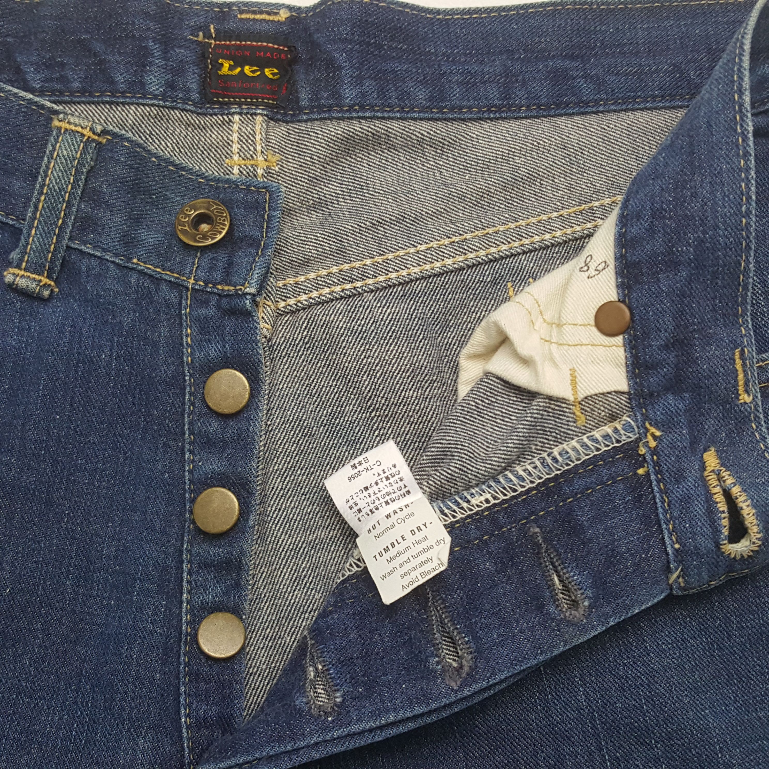 Lee Vintage Lee Selvedge American Style Denim Jeans RR16 Size US 33 - 7 Thumbnail
