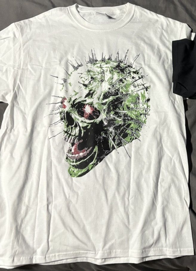 Vintage Vintage Graphic Tee Green Skull Size US L / EU 52-54 / 3 - 1 Preview