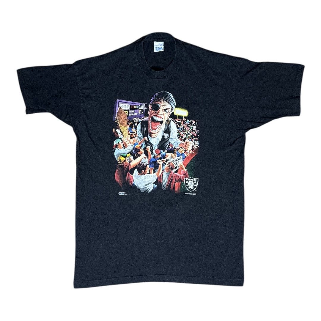 Salem Sportswear Salem Sportswear Oakland Raiders Caricature TShirt Size US XL / EU 56 / 4 - 2 Thumbnail
