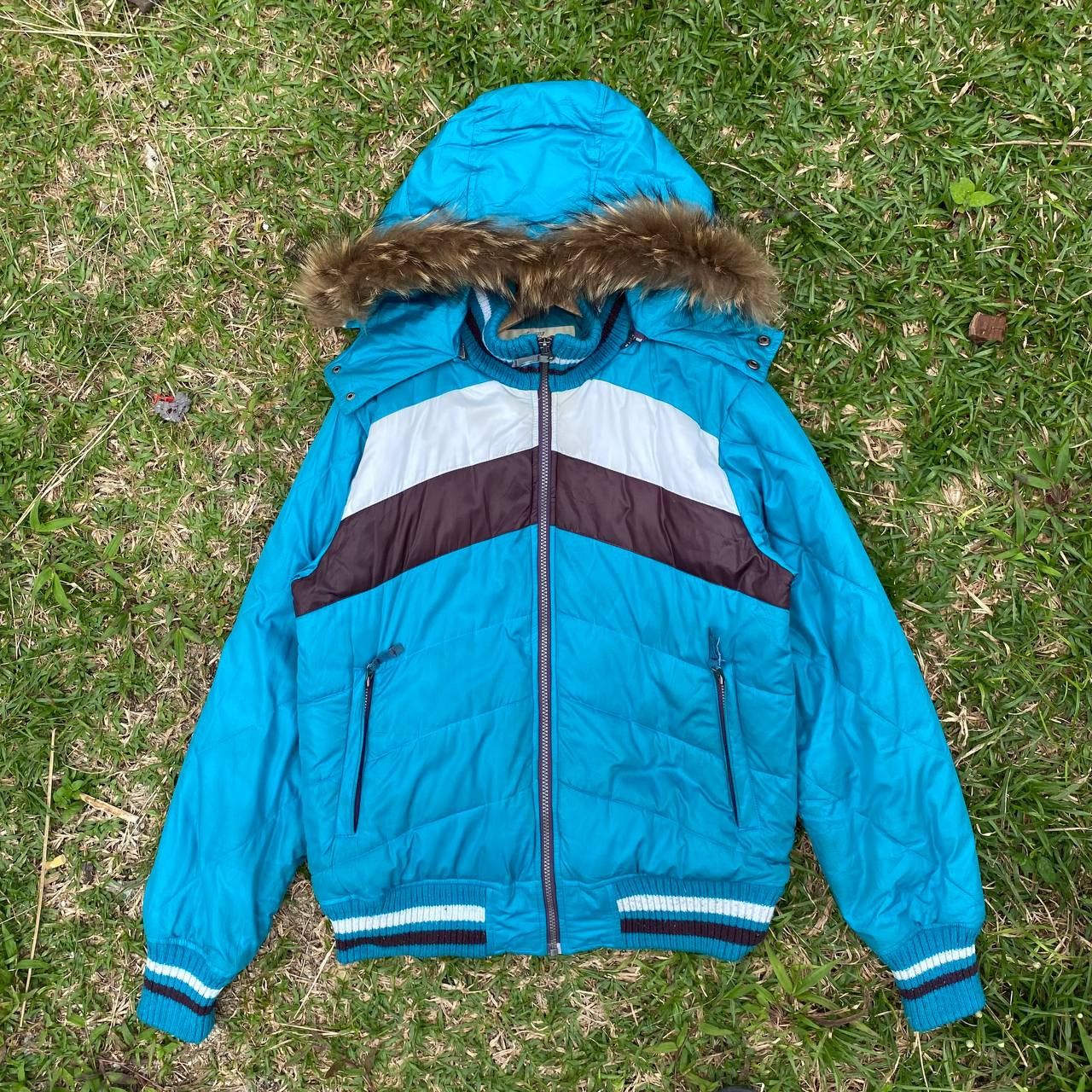 If Six Was Nine Vintage Bomber Fur ifsixwasnine LGB Puffer Jacket Mohair Y2K Size US M / EU 48-50 / 2 - 6 Thumbnail