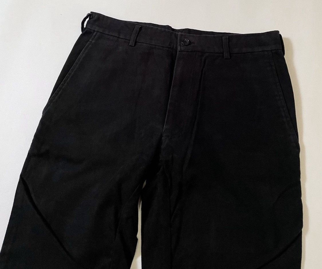 Comme des Garcons Cdg homme homme AD2001 classic slim straight black trousers Size US 30 / EU 46 - 2 Thumbnail