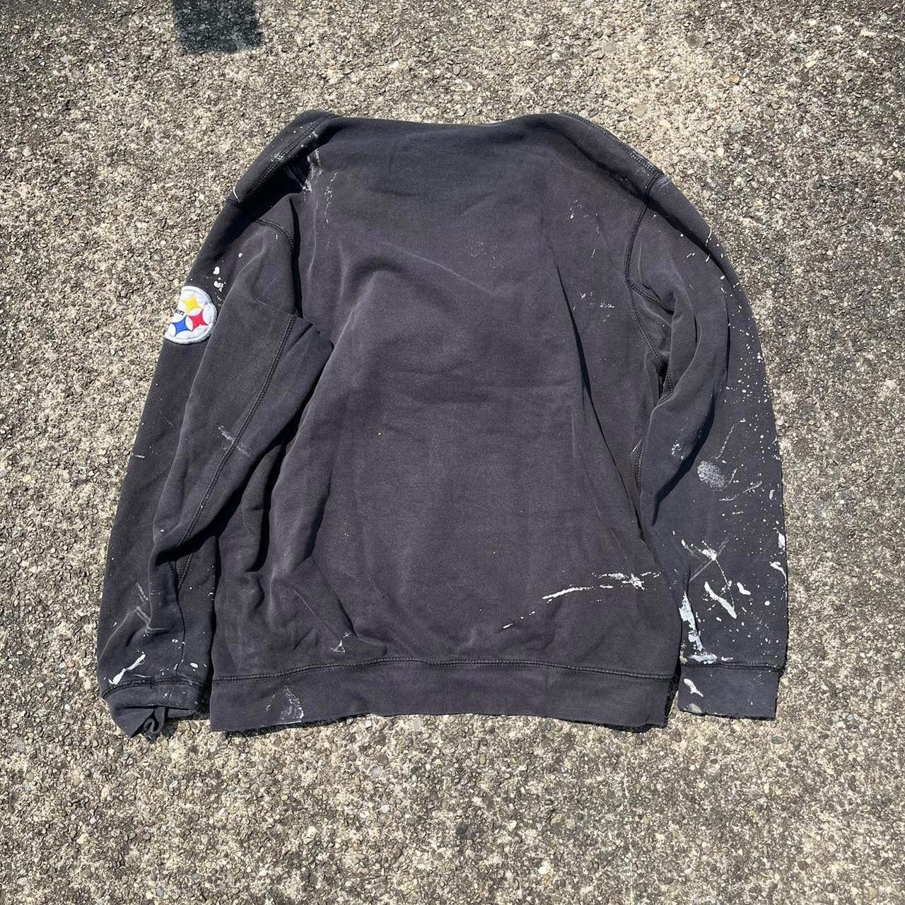 NFL Pittsburgh Steelers black paint splattered hoodie Size US L / EU 52-54 / 3 - 2 Thumbnail